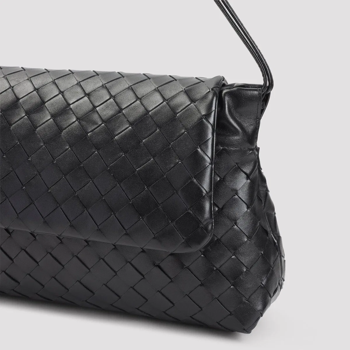 Bottega Veneta Black Mini Giorno Clutch