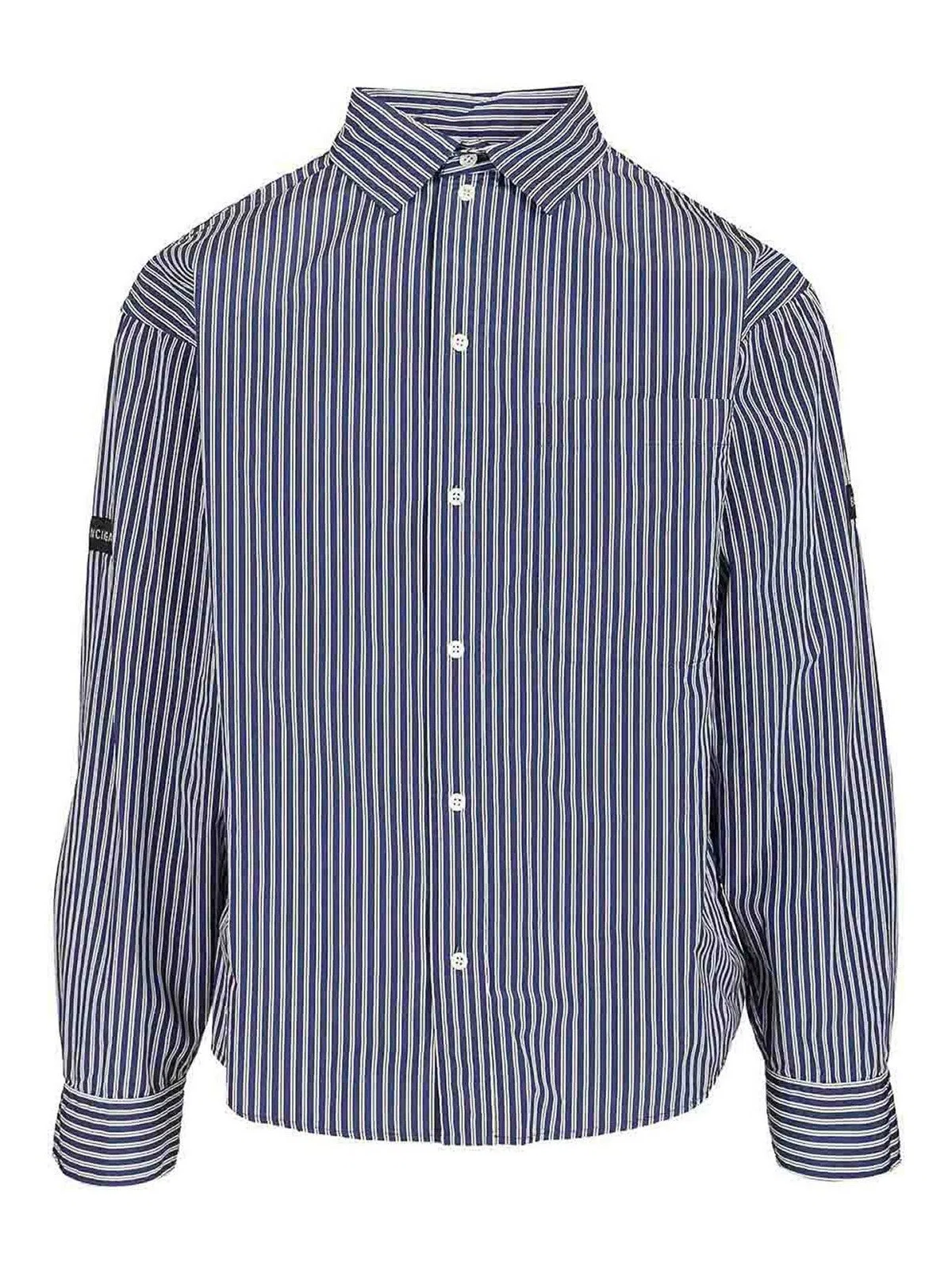 Balenciaga Oversized Striped Shirt