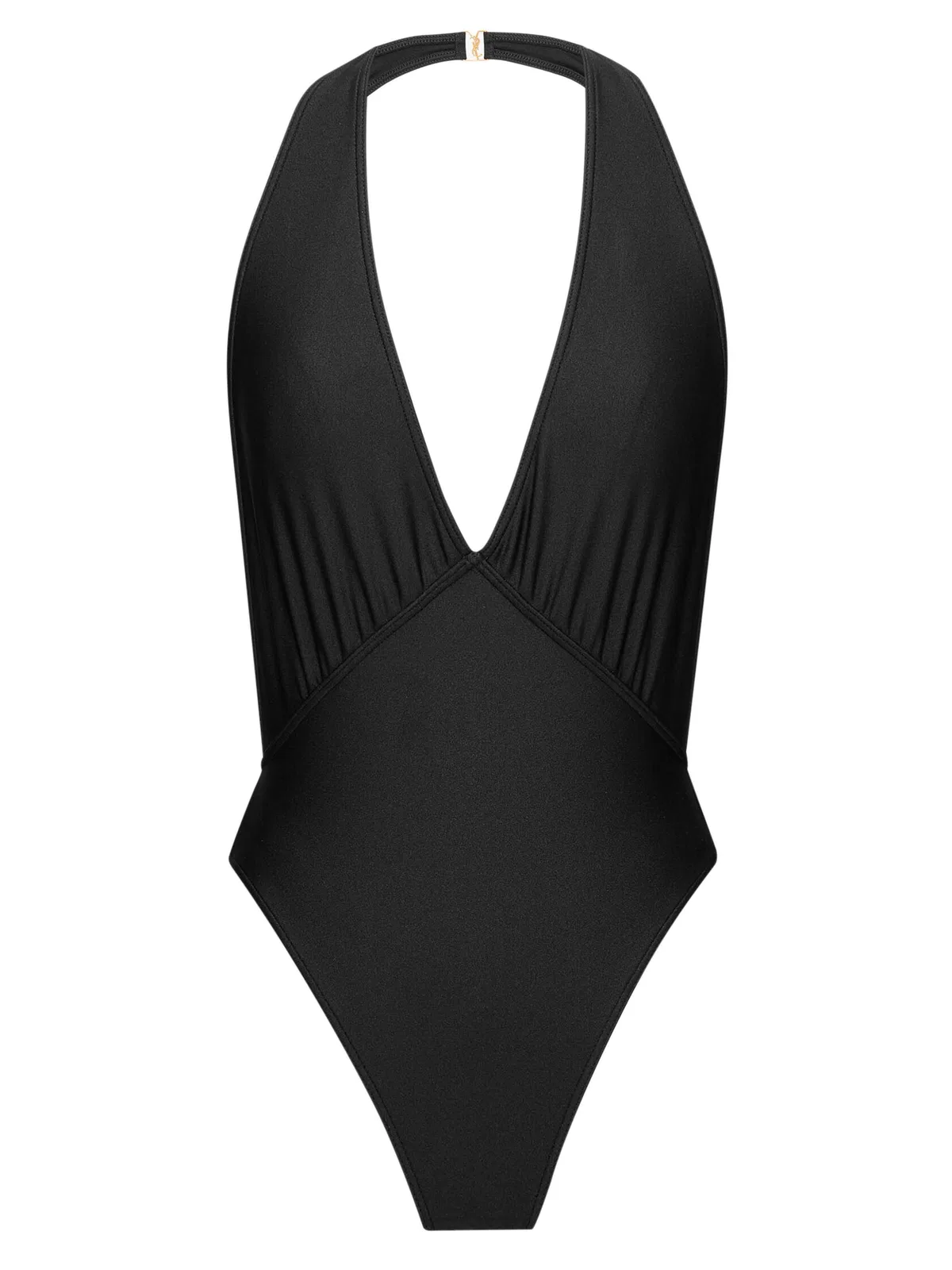 Saint Laurent Backless Halter Swimsuit