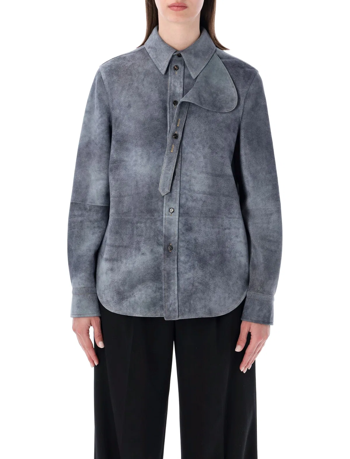 Bottega Veneta Cloudy Suede Shirt