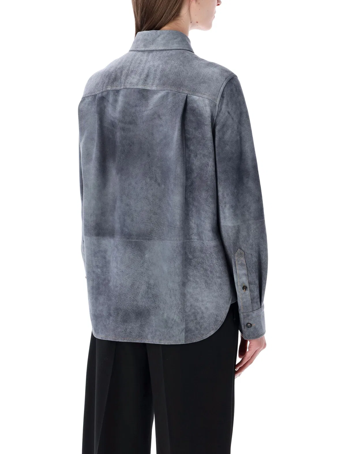 Bottega Veneta Cloudy Suede Shirt
