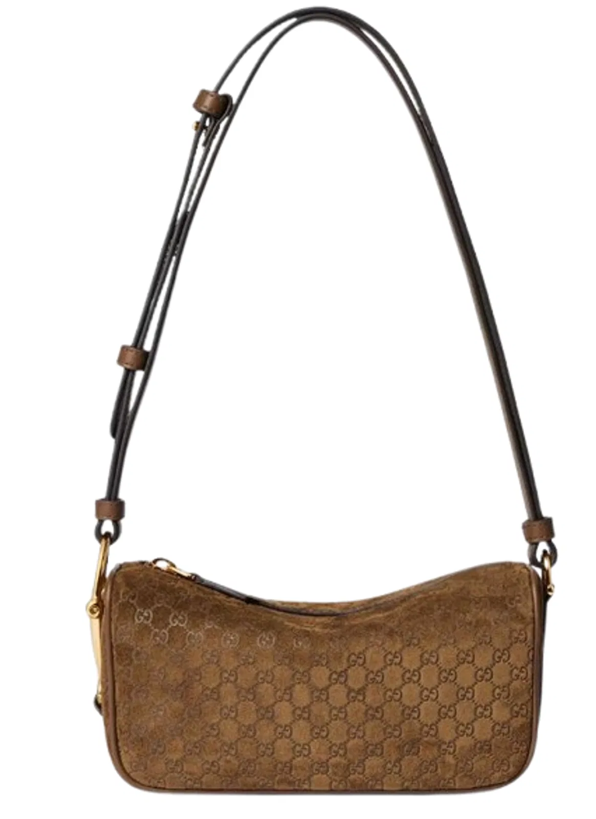 Gucci Suede Dafne Micro G Cotton Leather Mini 