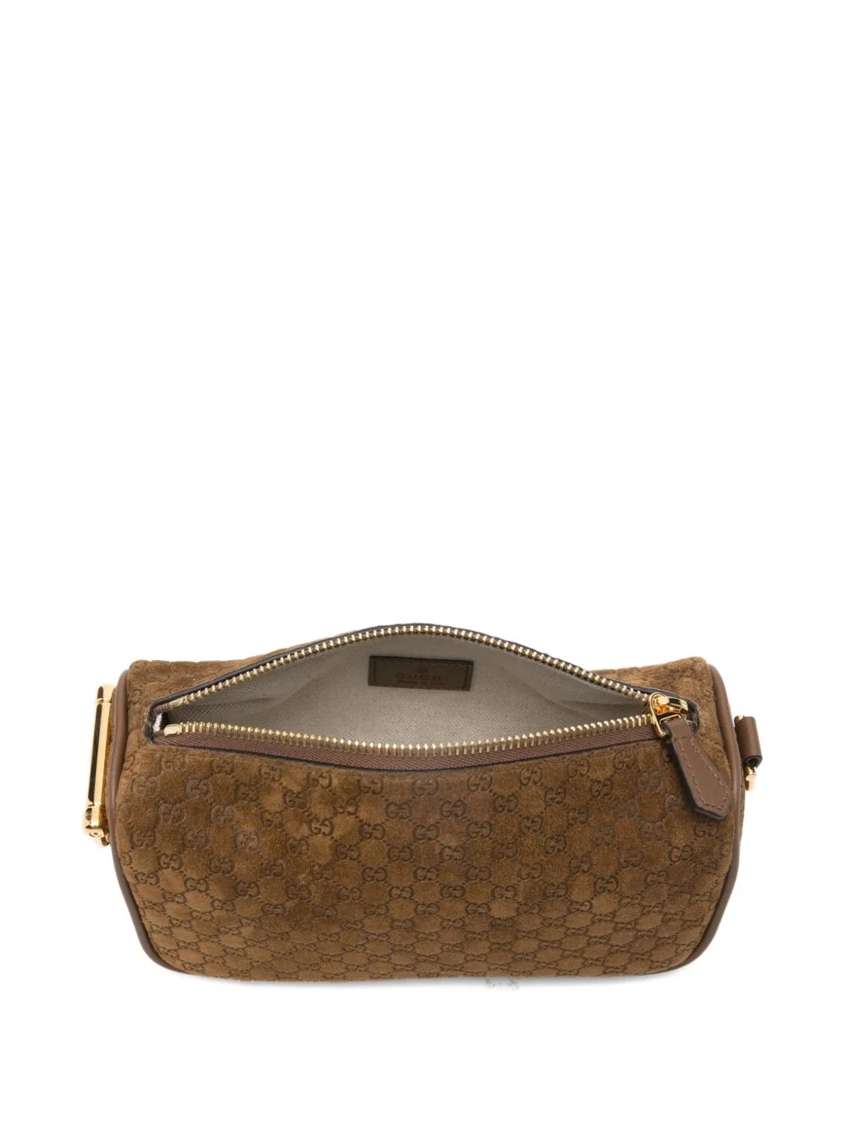 Gucci Suede Dafne Micro G Cotton Leather Mini 