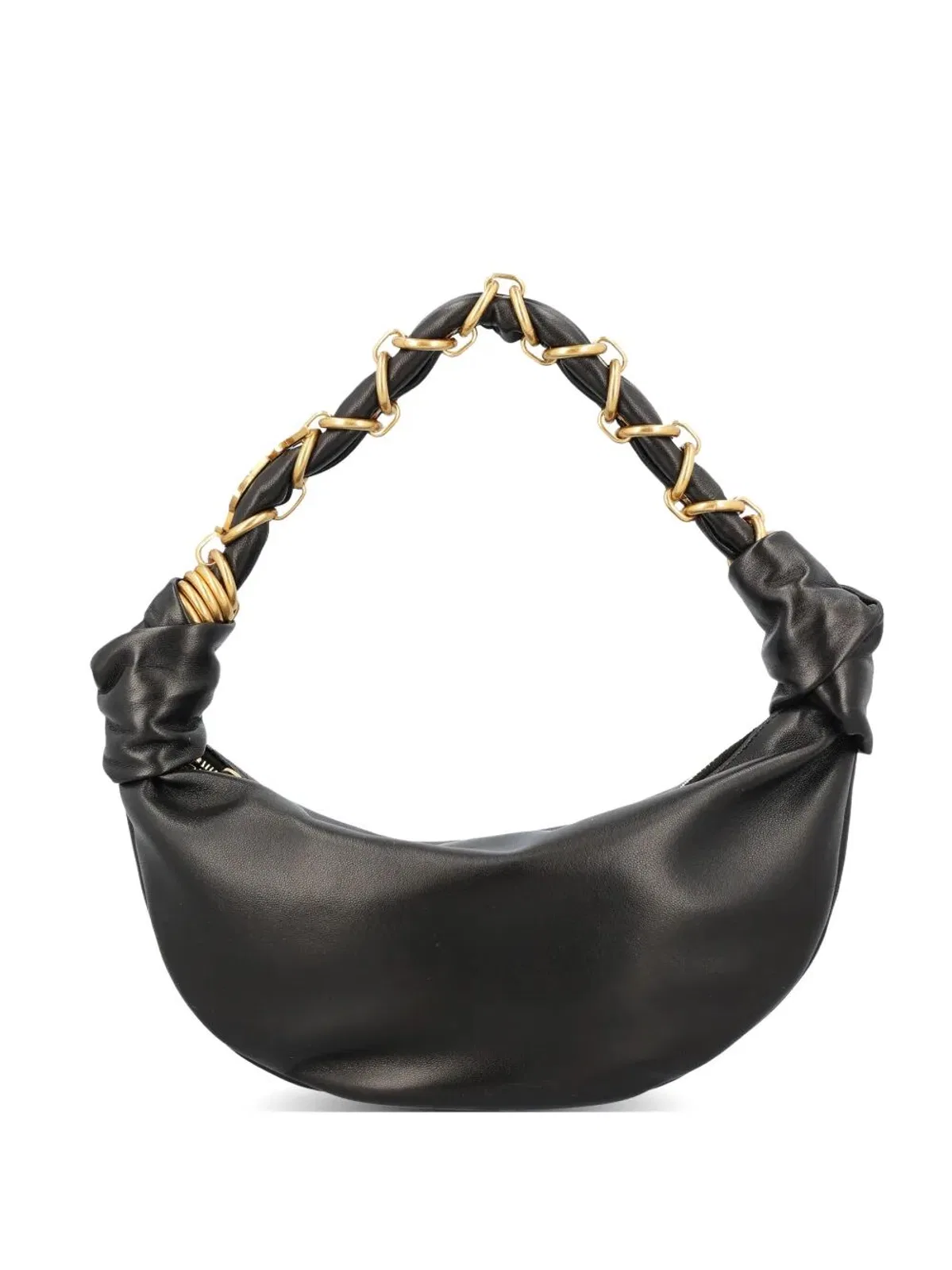 Saint Laurent Black Leather Mini Amalia Shoulder Bag