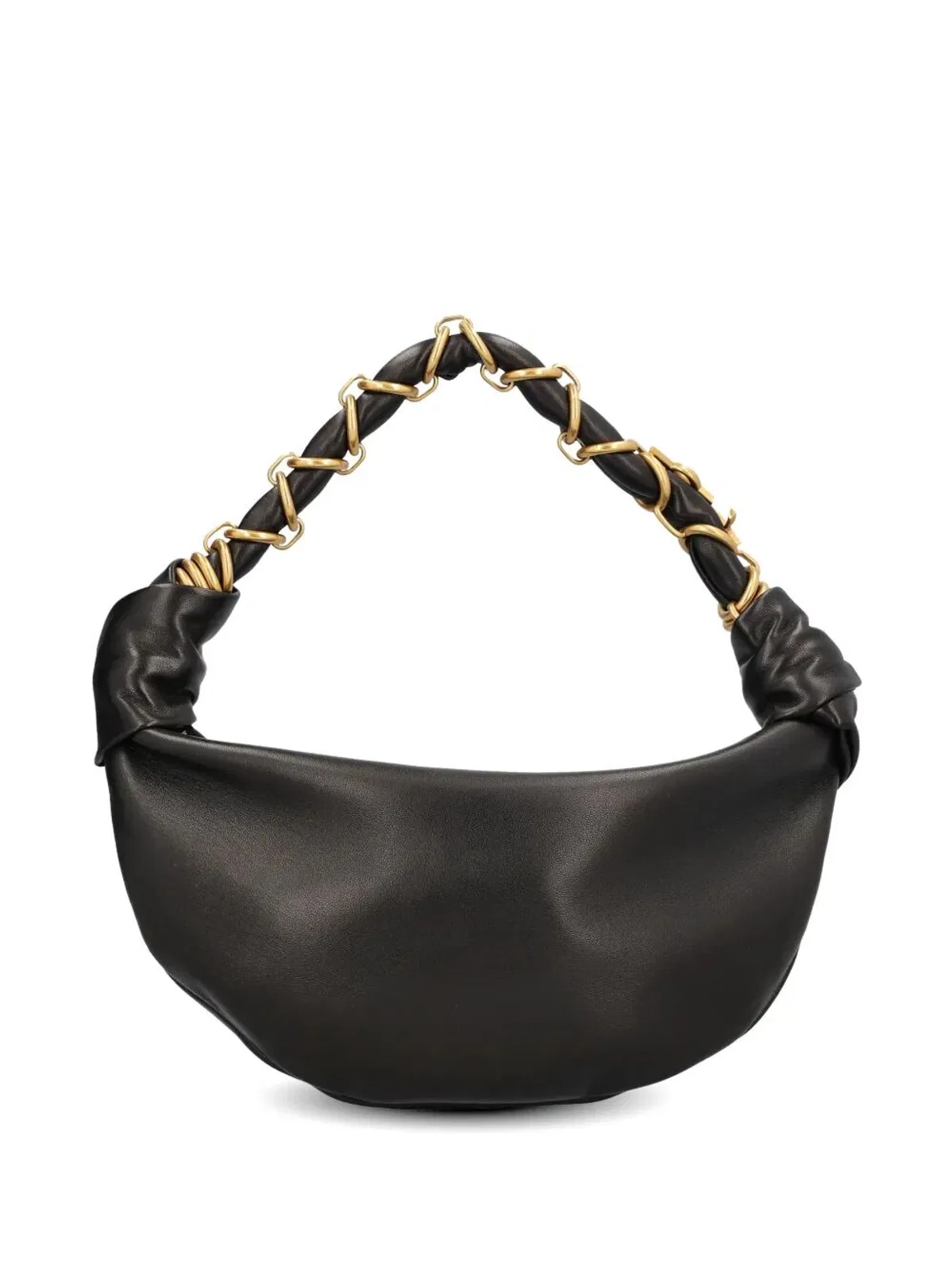 Saint Laurent Black Leather Mini Amalia Shoulder Bag