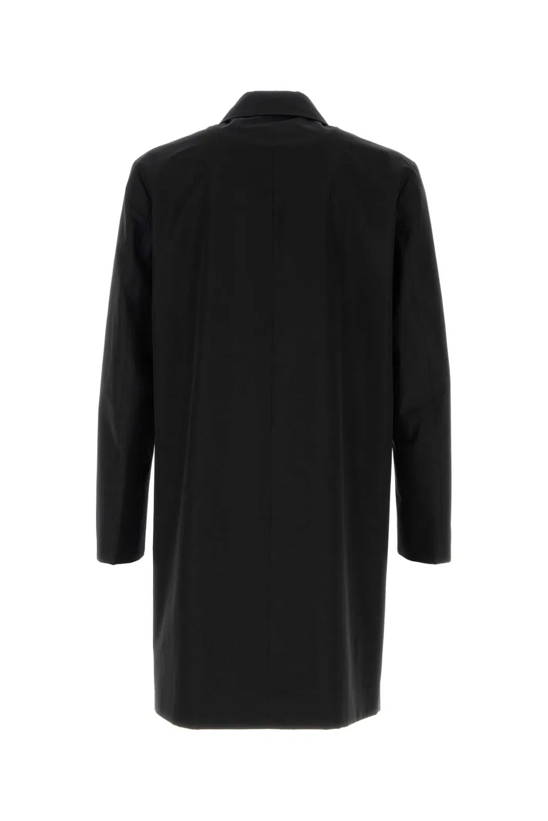 Gucci Black Cotton Blend Overcoat