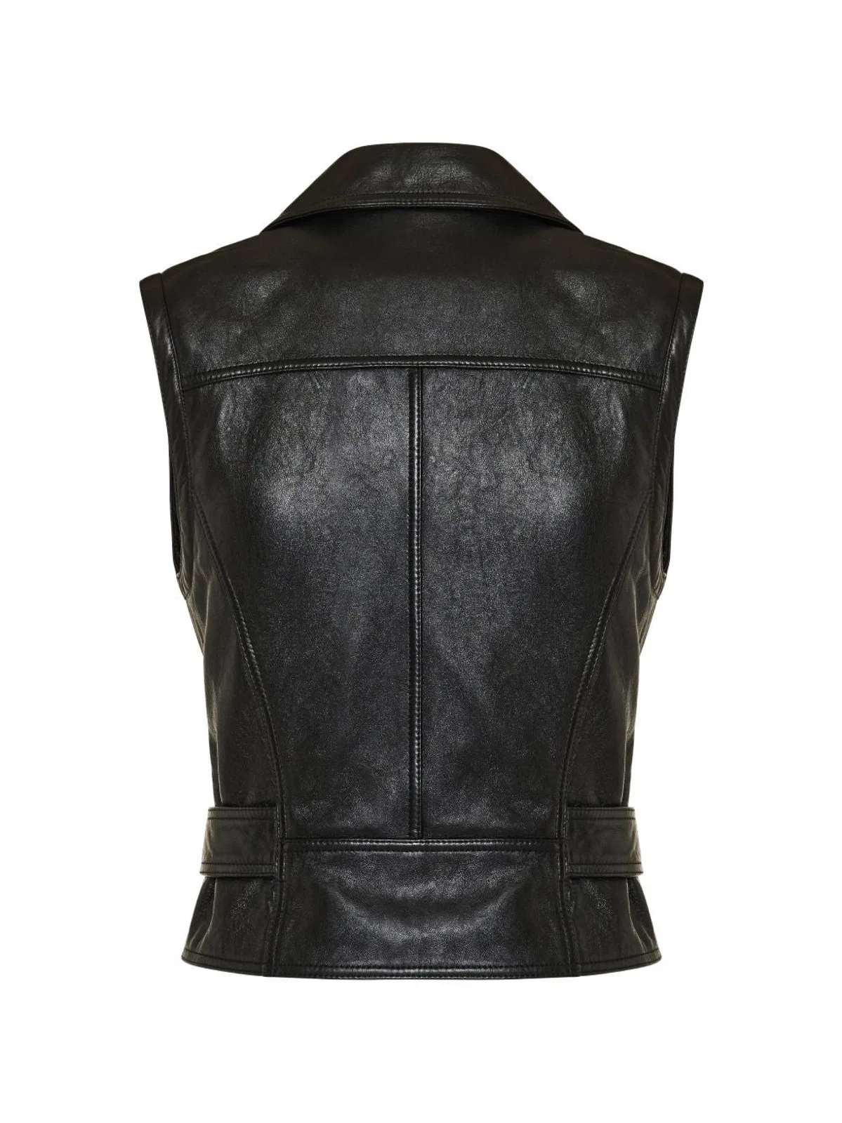 Saint Laurent Leather Biker Vest
