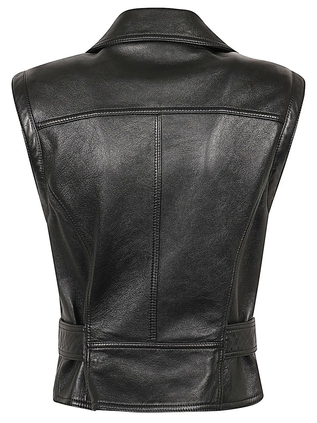 Saint Laurent Leather Biker Vest
