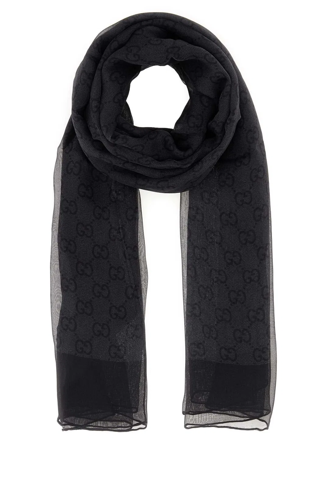 Gucci Printed Chiffon Foulard