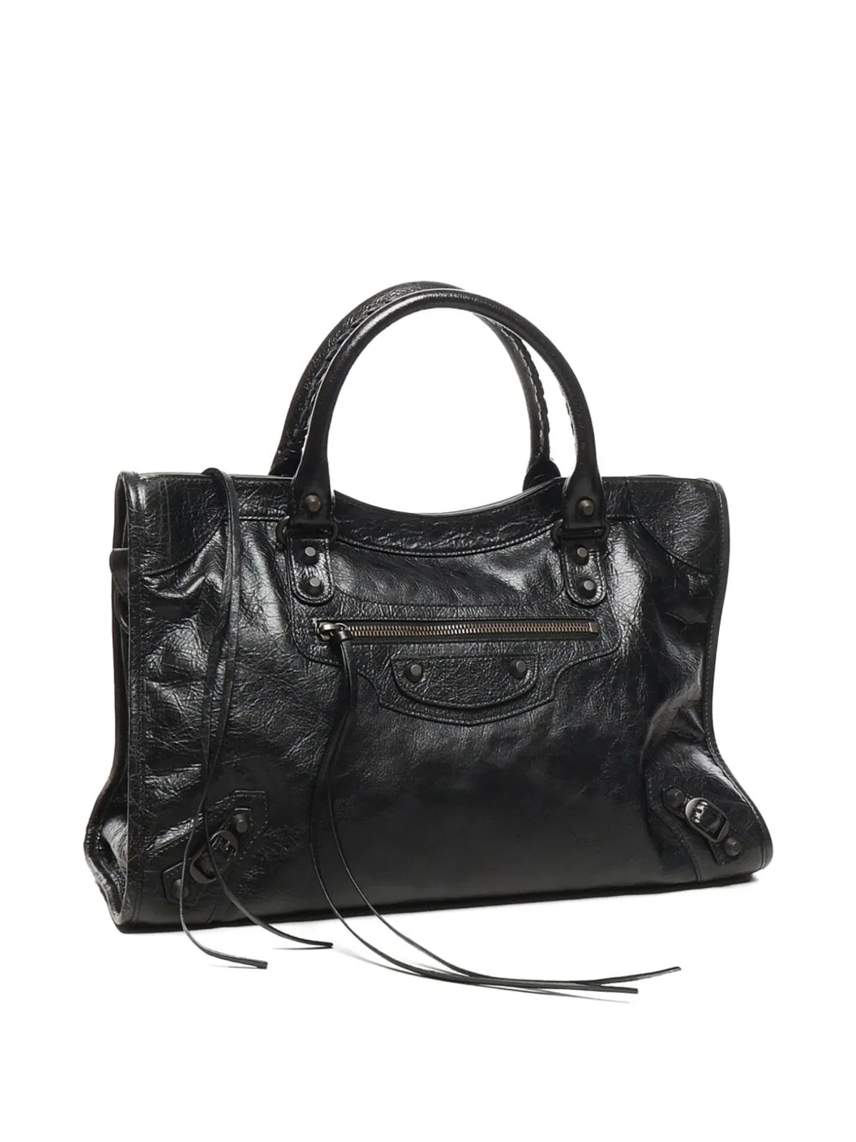 Balenciaga Medium Le City Lambskin Tote Bag