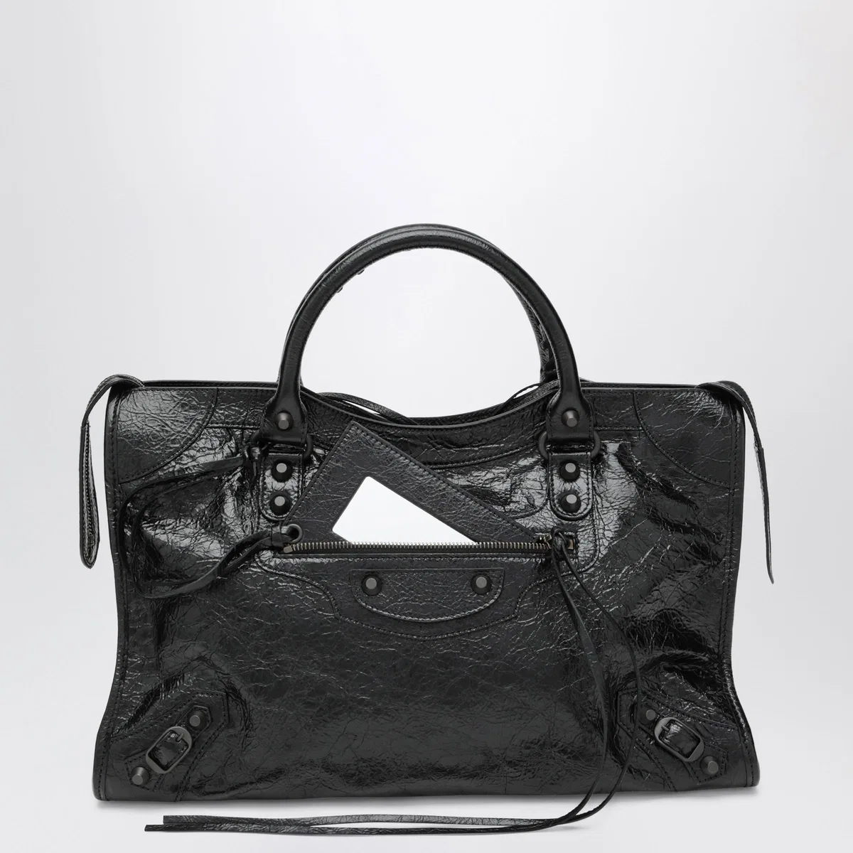 Balenciaga Medium Le City Lambskin Tote Bag