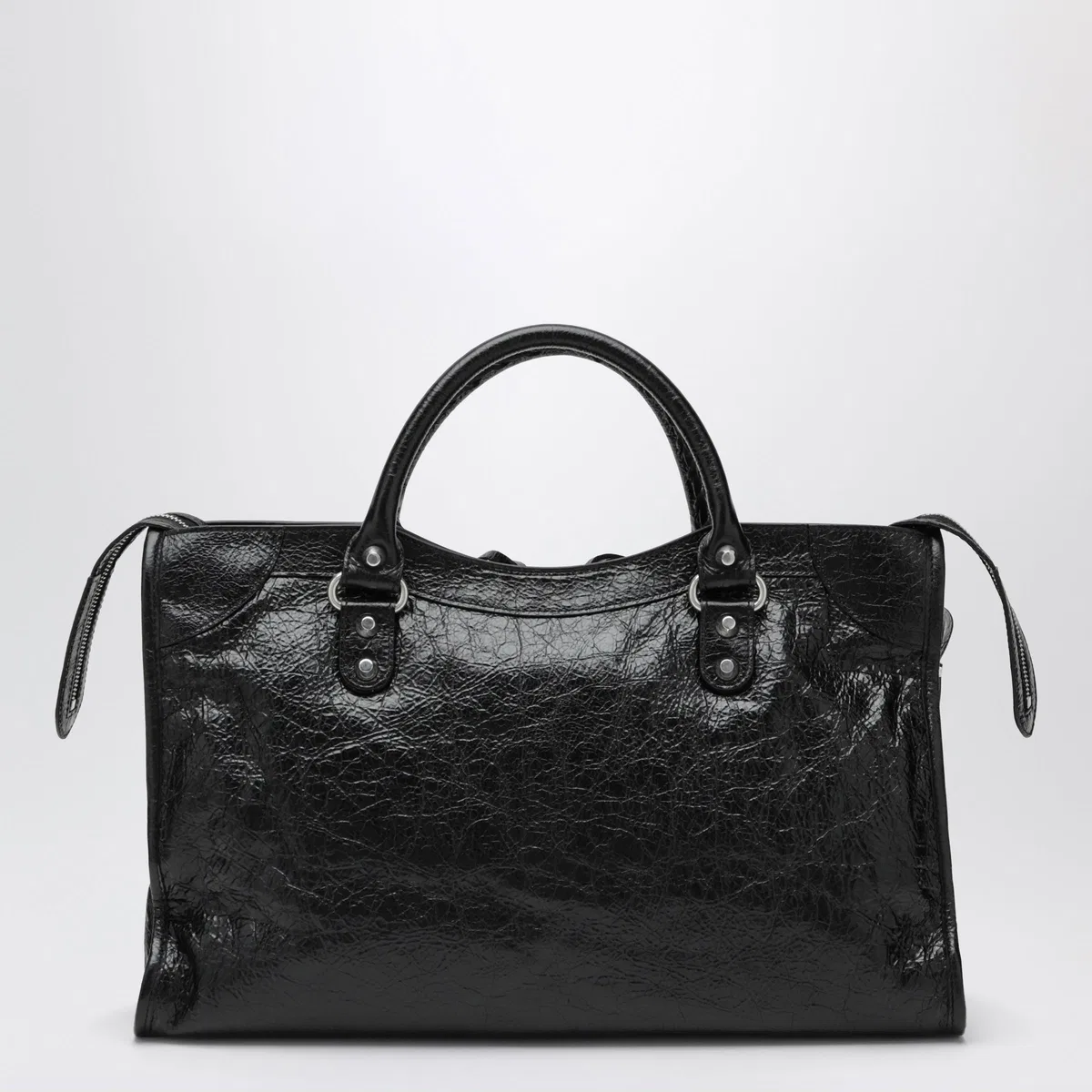 Balenciaga Le City Medium Bag In Arena Lambskin Lea