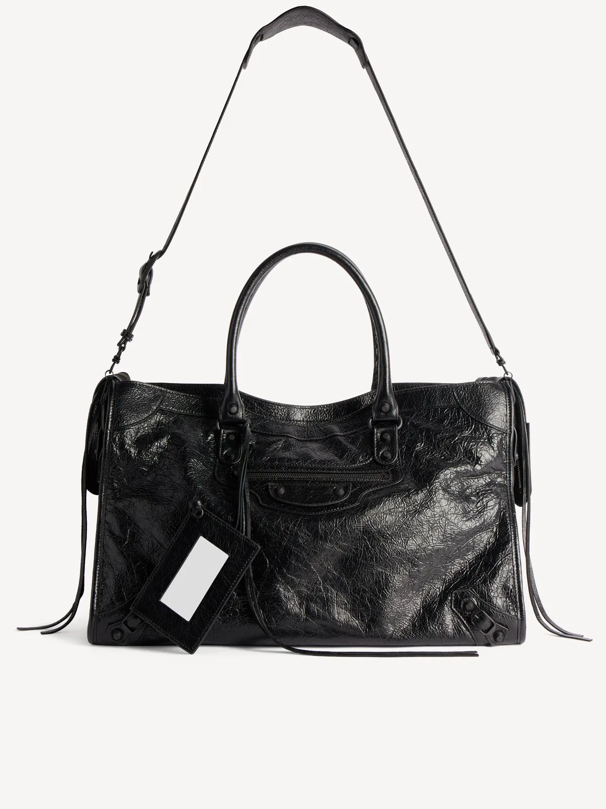 Balenciaga Bags In Black Leather.