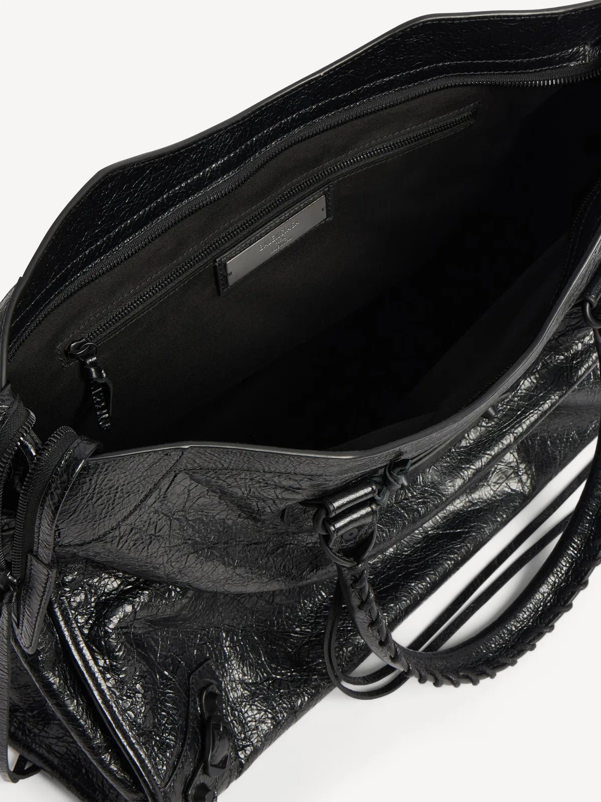 Balenciaga Bags In Black Leather.