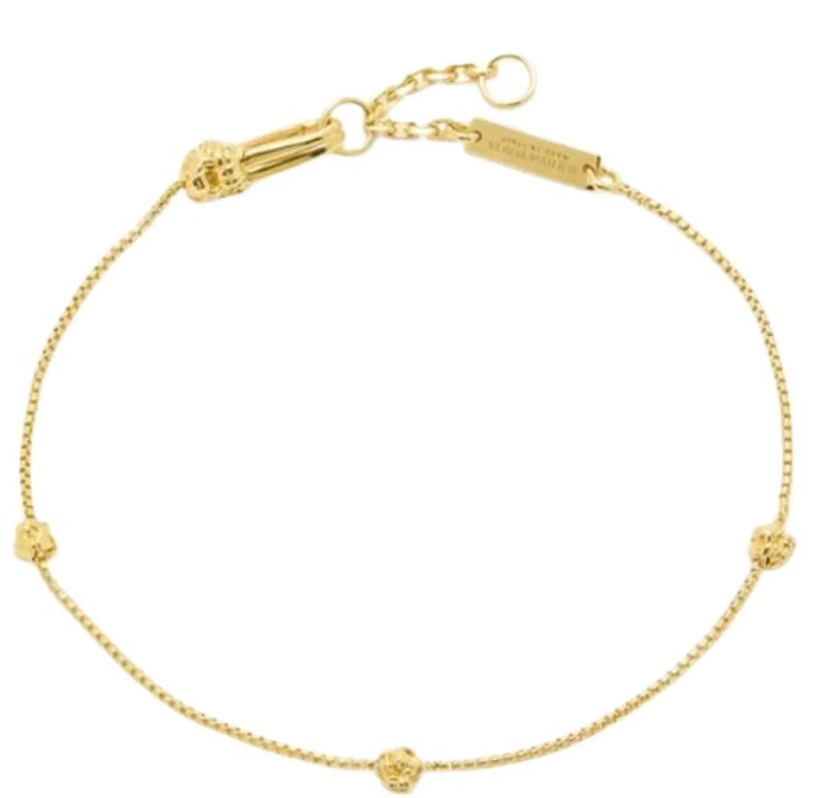 Bottega Veneta Gold.-Tone Polished Finish Kno