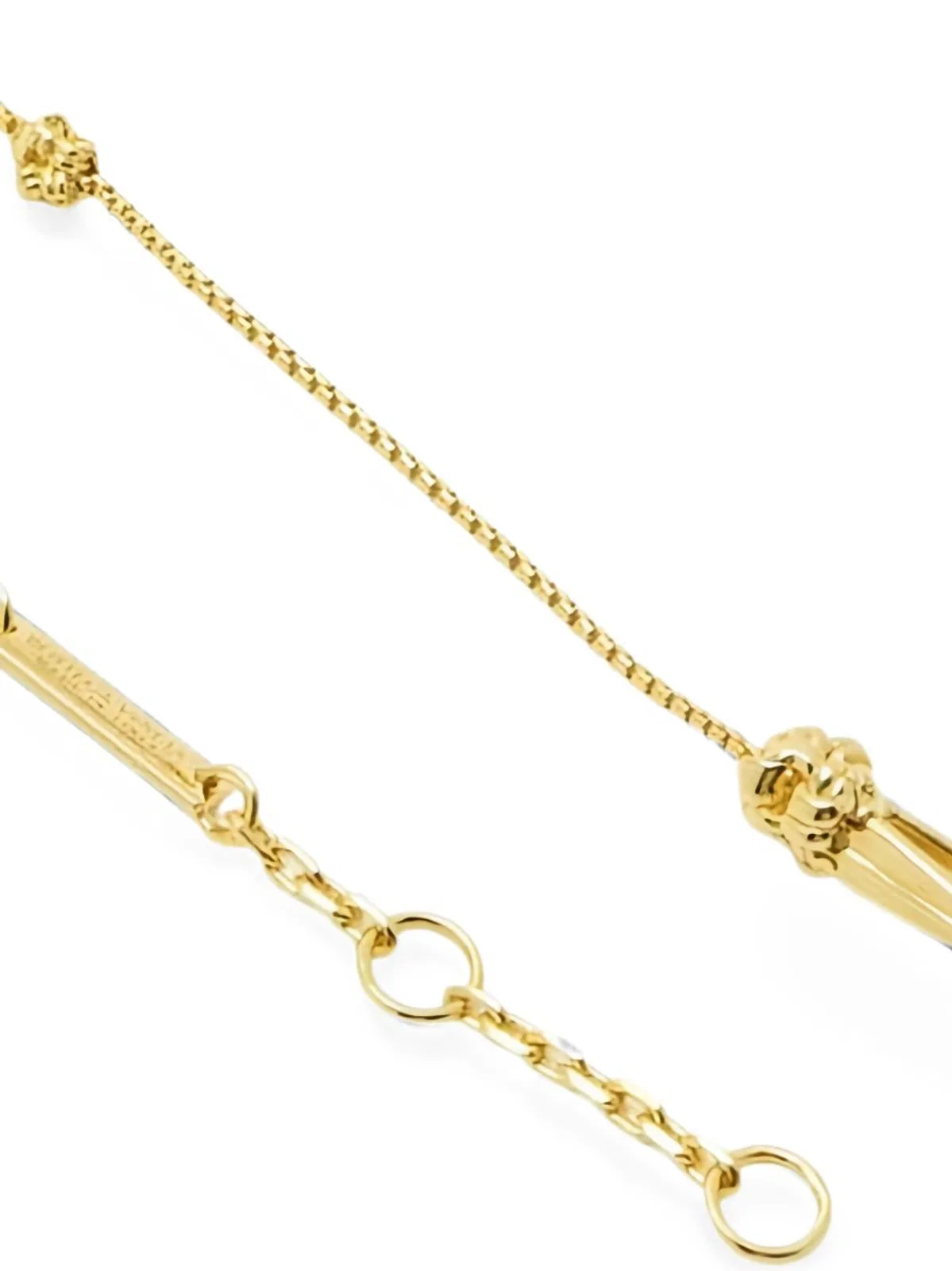 Bottega Veneta Gold.-Tone Polished Finish Kno