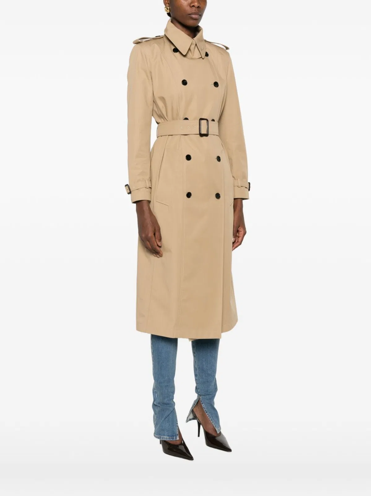 Gucci Cotton Long Trench Coat