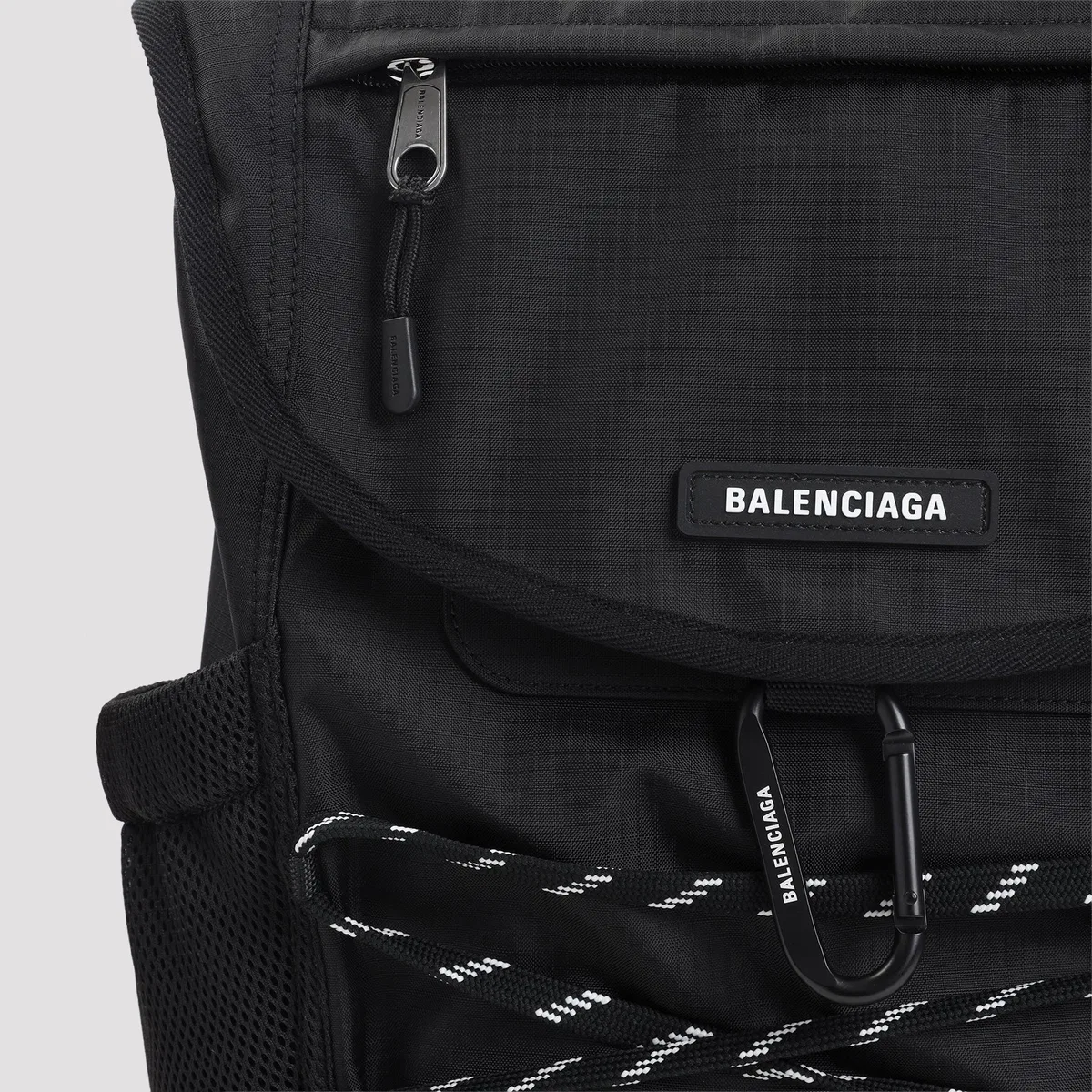 Balenciaga Black Hike Nylon Backpack