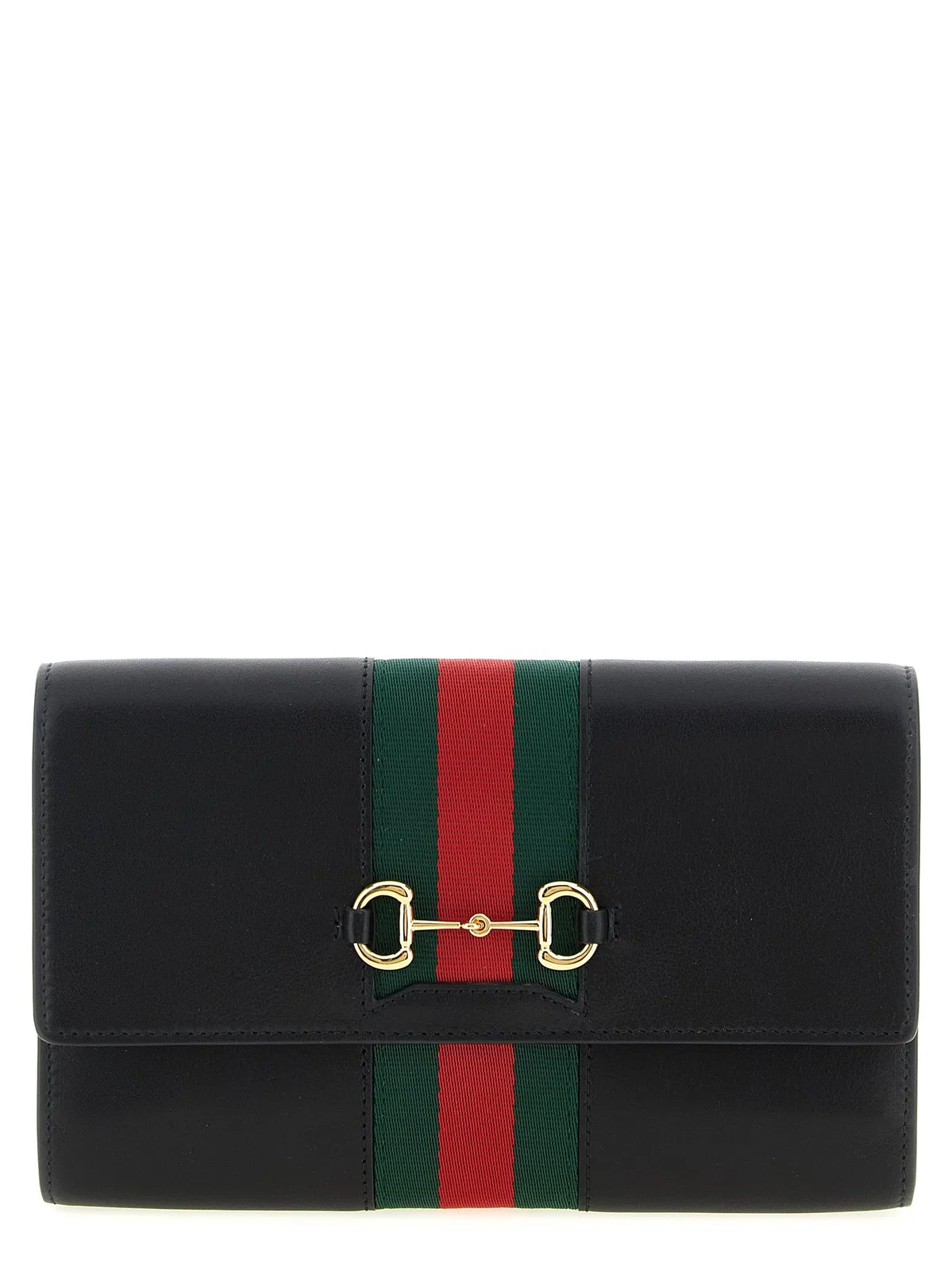 Gucci 'Gucci Horsebit Web' Wallet On Chain