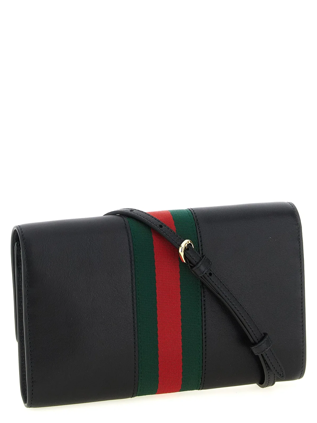 Gucci 'Gucci Horsebit Web' Wallet On Chain