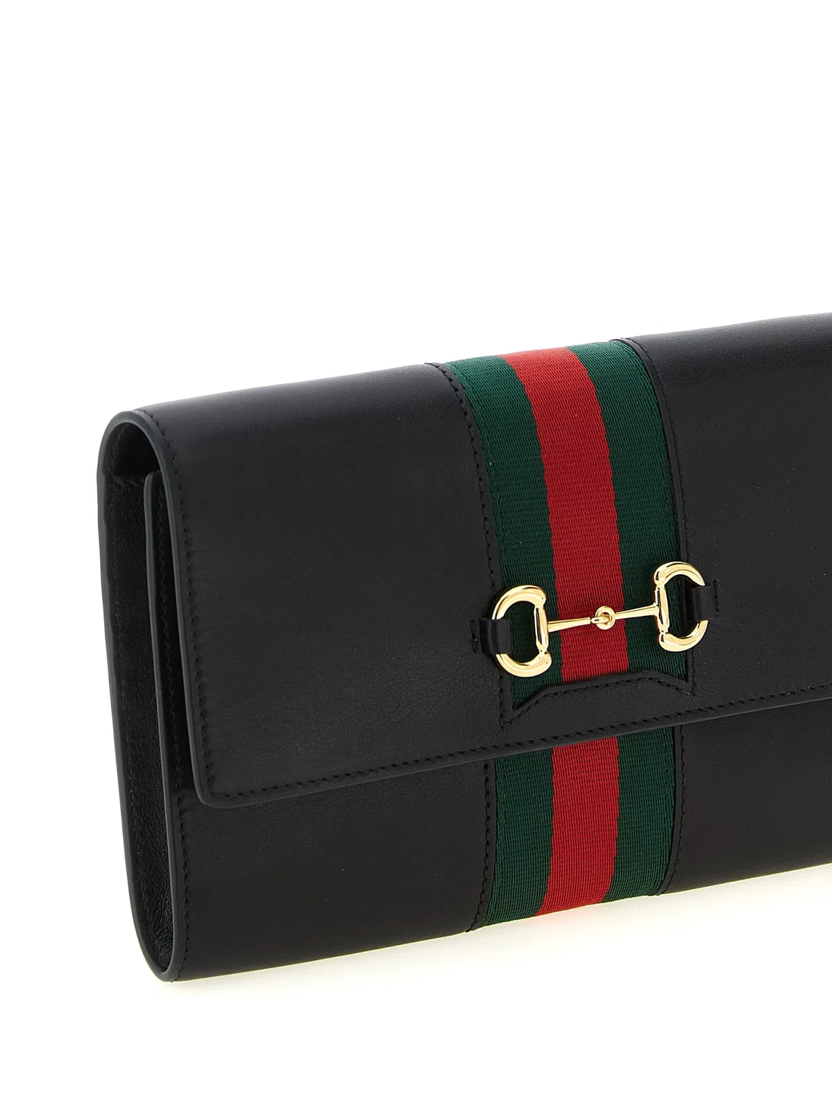Gucci 'Gucci Horsebit Web' Wallet On Chain