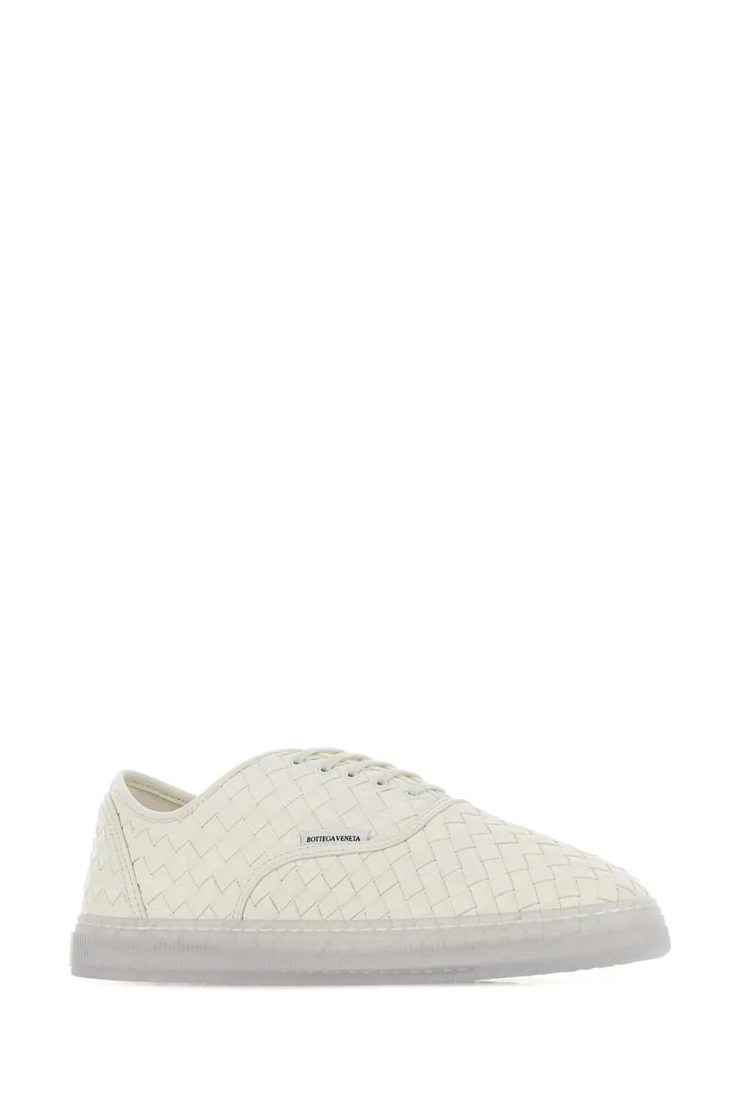 Bottega Veneta White Serena Leather Sneakers