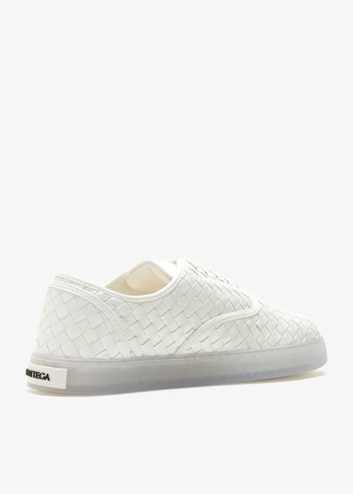 Bottega Veneta White Serena Leather Sneakers
