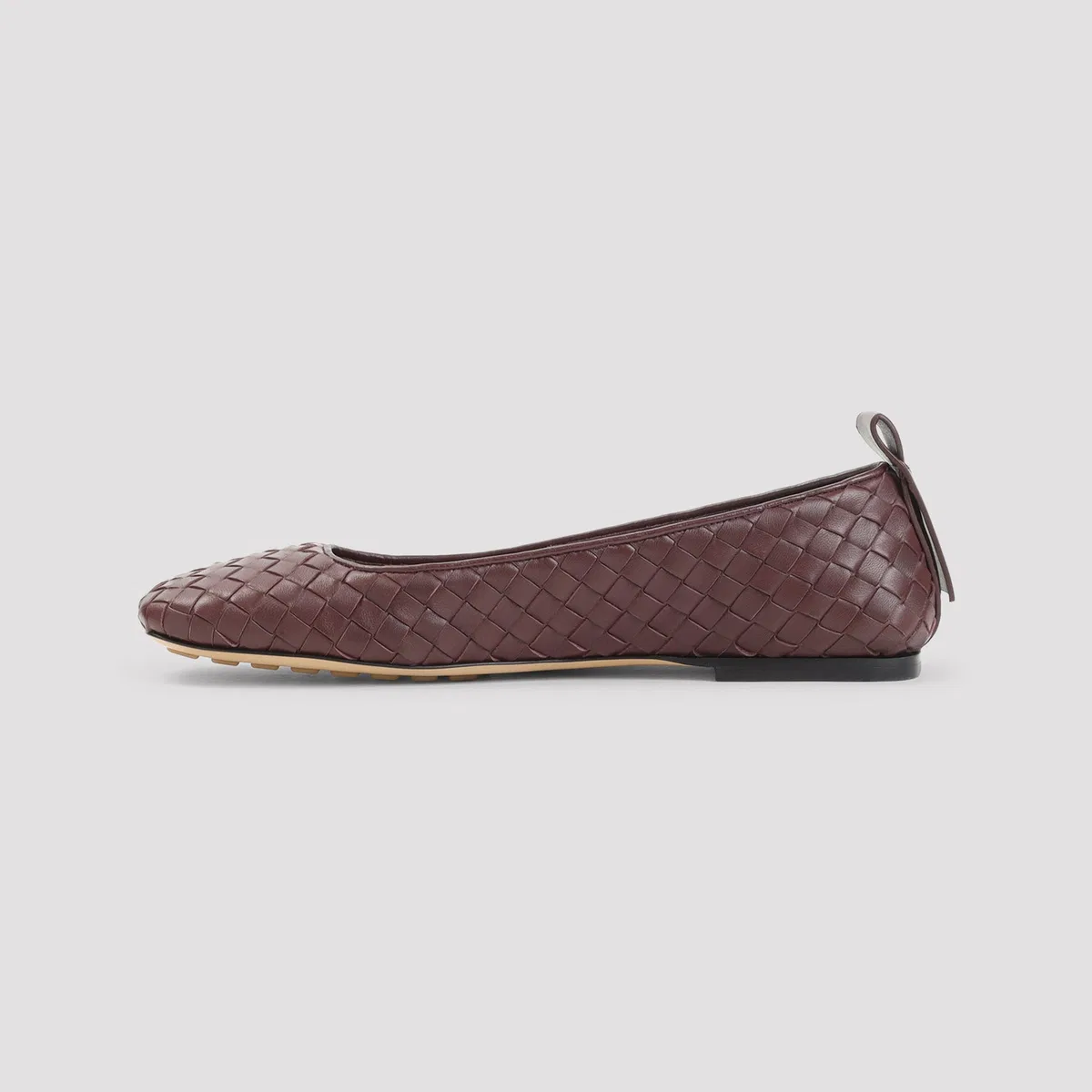 Bottega Veneta Deep Mahogany Charlotte Intrecciato Ball