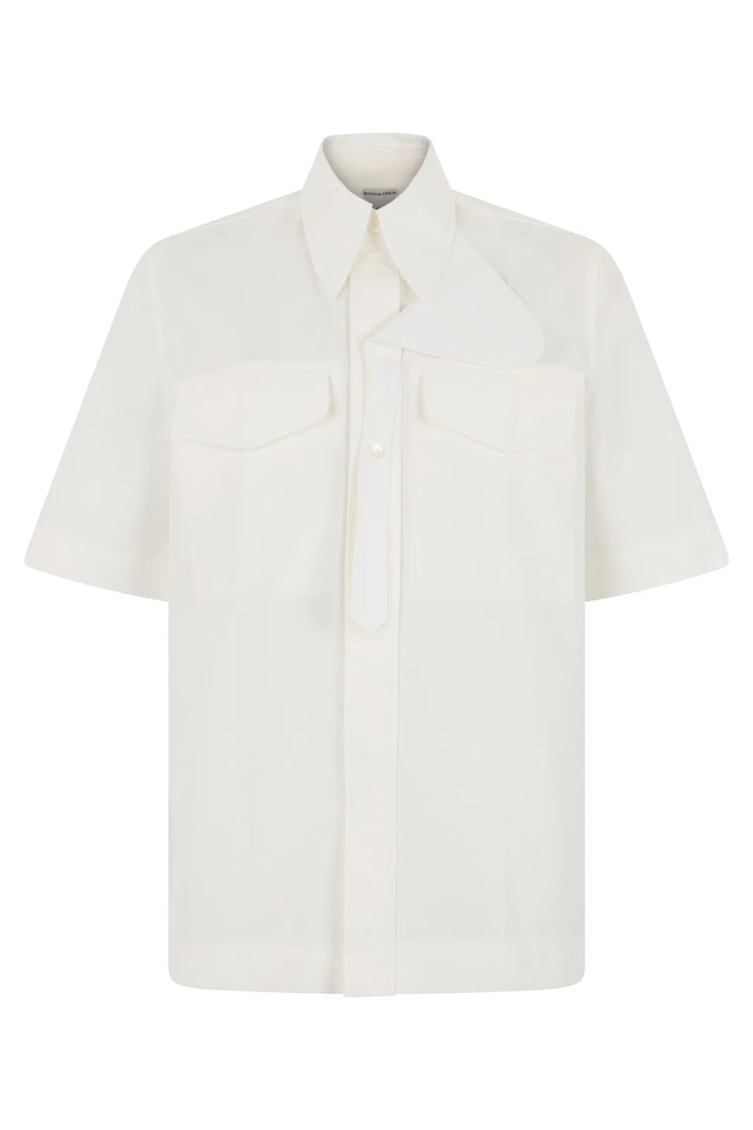 Bottega Veneta Short Sleeve Shirt In Cotton