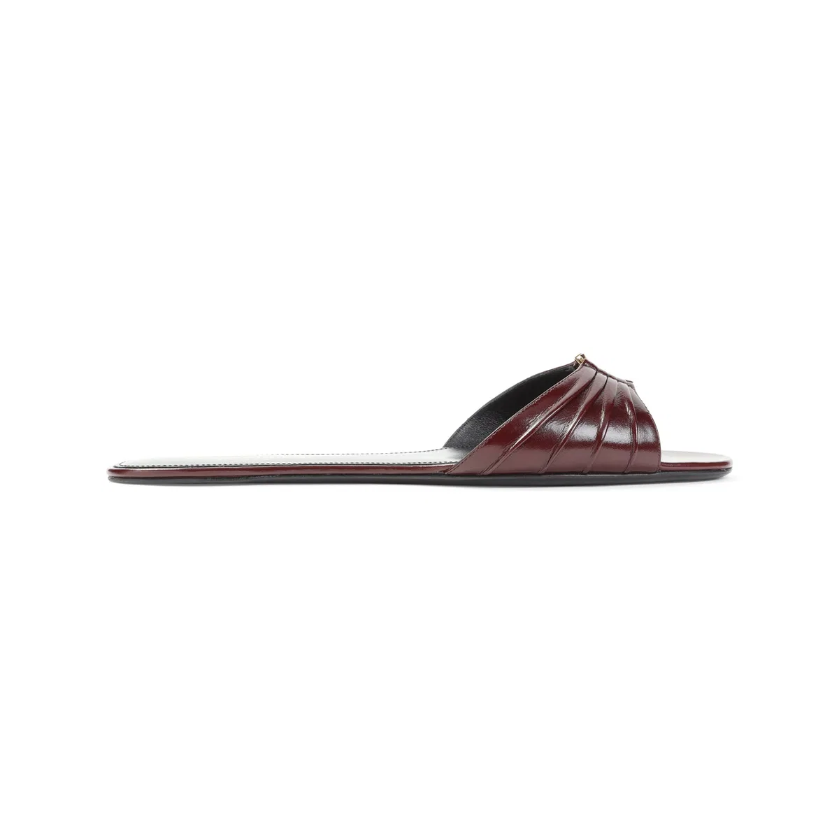 Saint Laurent Vintage Bordeaux Babylone Sandals