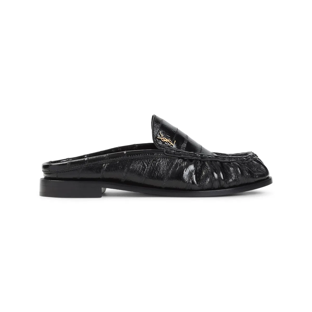 Saint Laurent Le Loafer 15 Backless Black Loafers