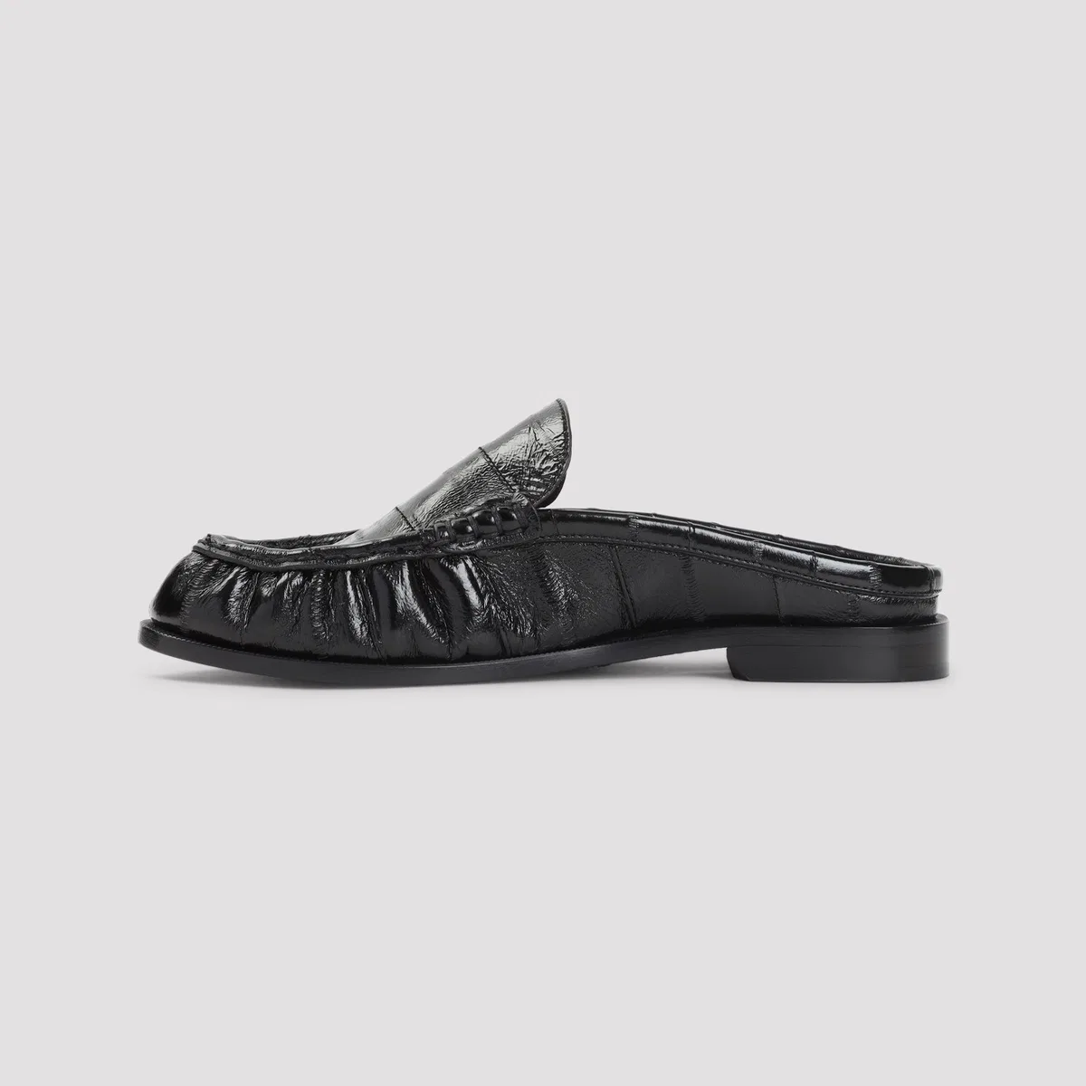 Saint Laurent Le Loafer 15 Backless Black Loafers