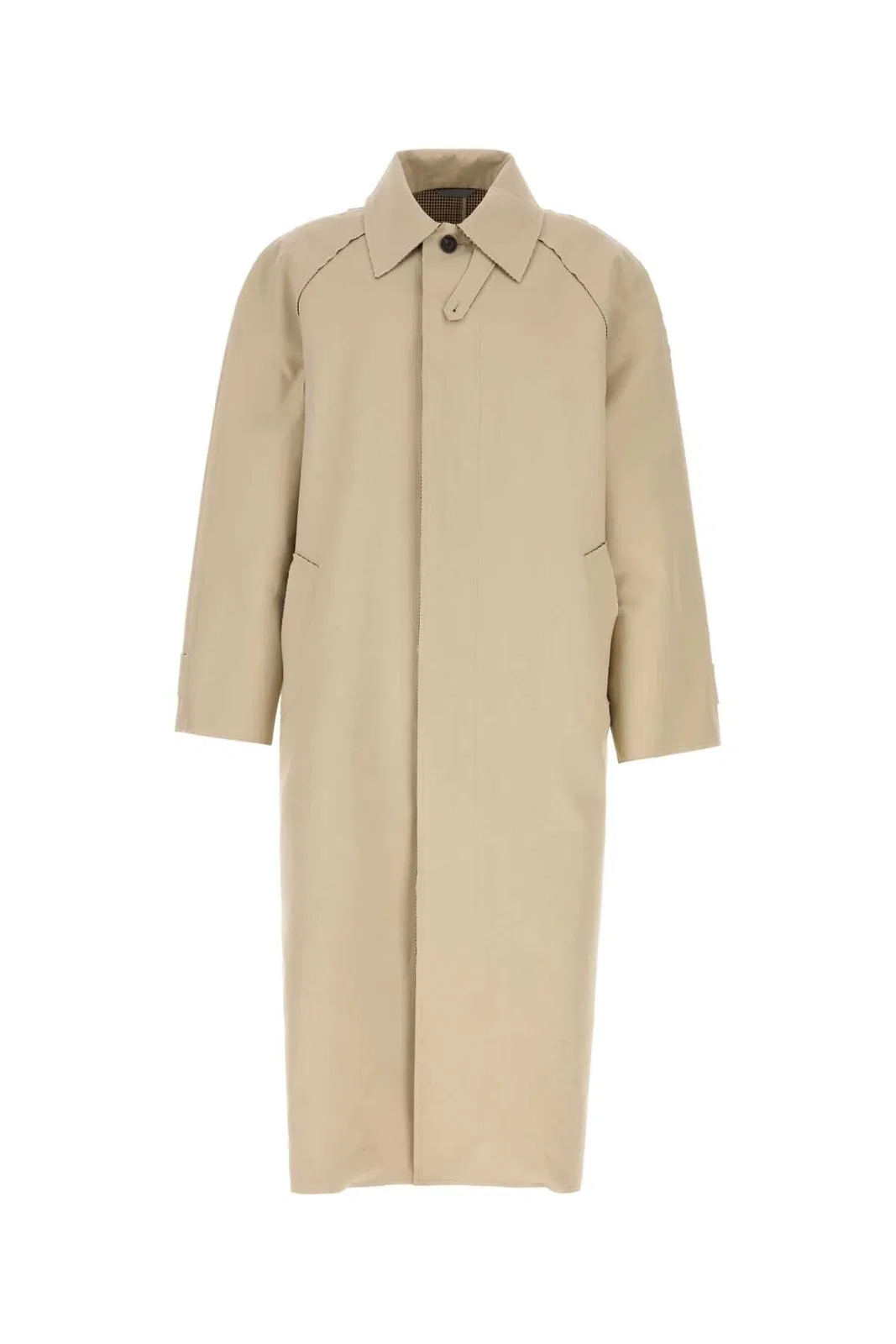 Balenciaga Beige Cotton Trench Coat