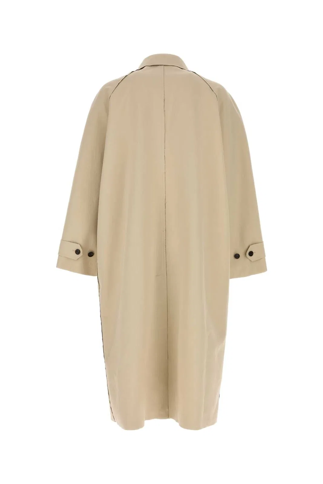 Balenciaga Beige Cotton Trench Coat
