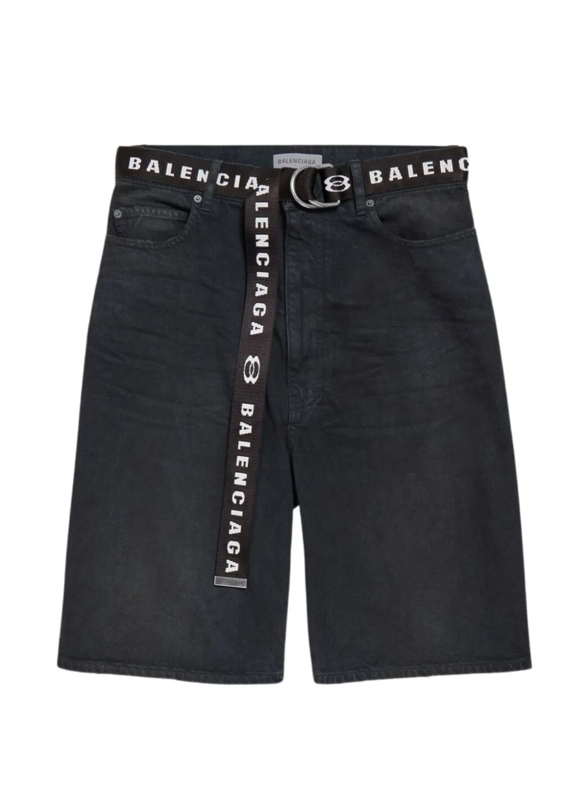 Balenciaga Denim Cotton Shorts
