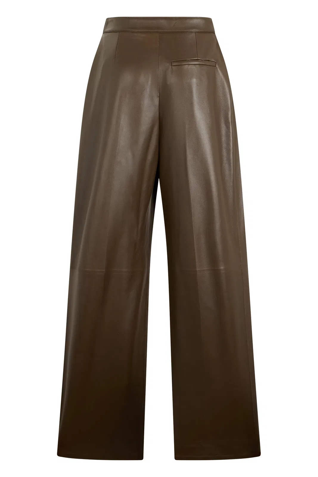 Bottega Veneta Wader Green Soft Leather Pants