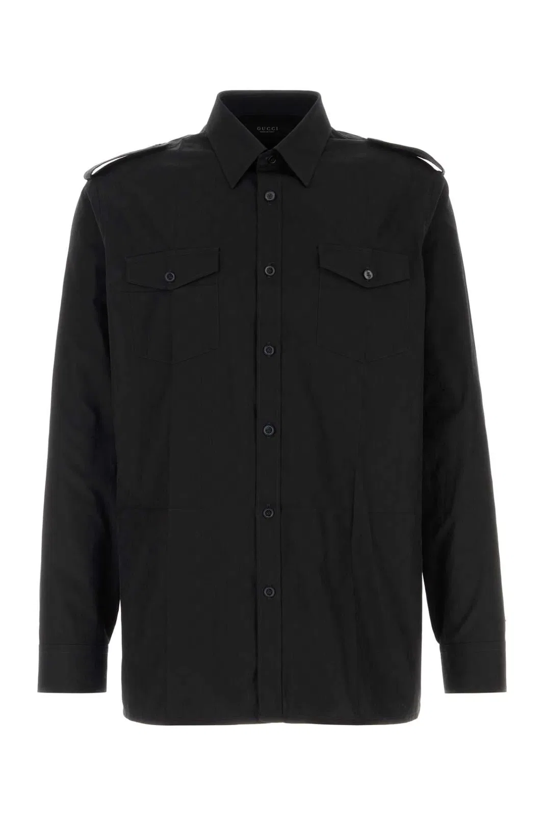 Gucci Black Poplin Shirt