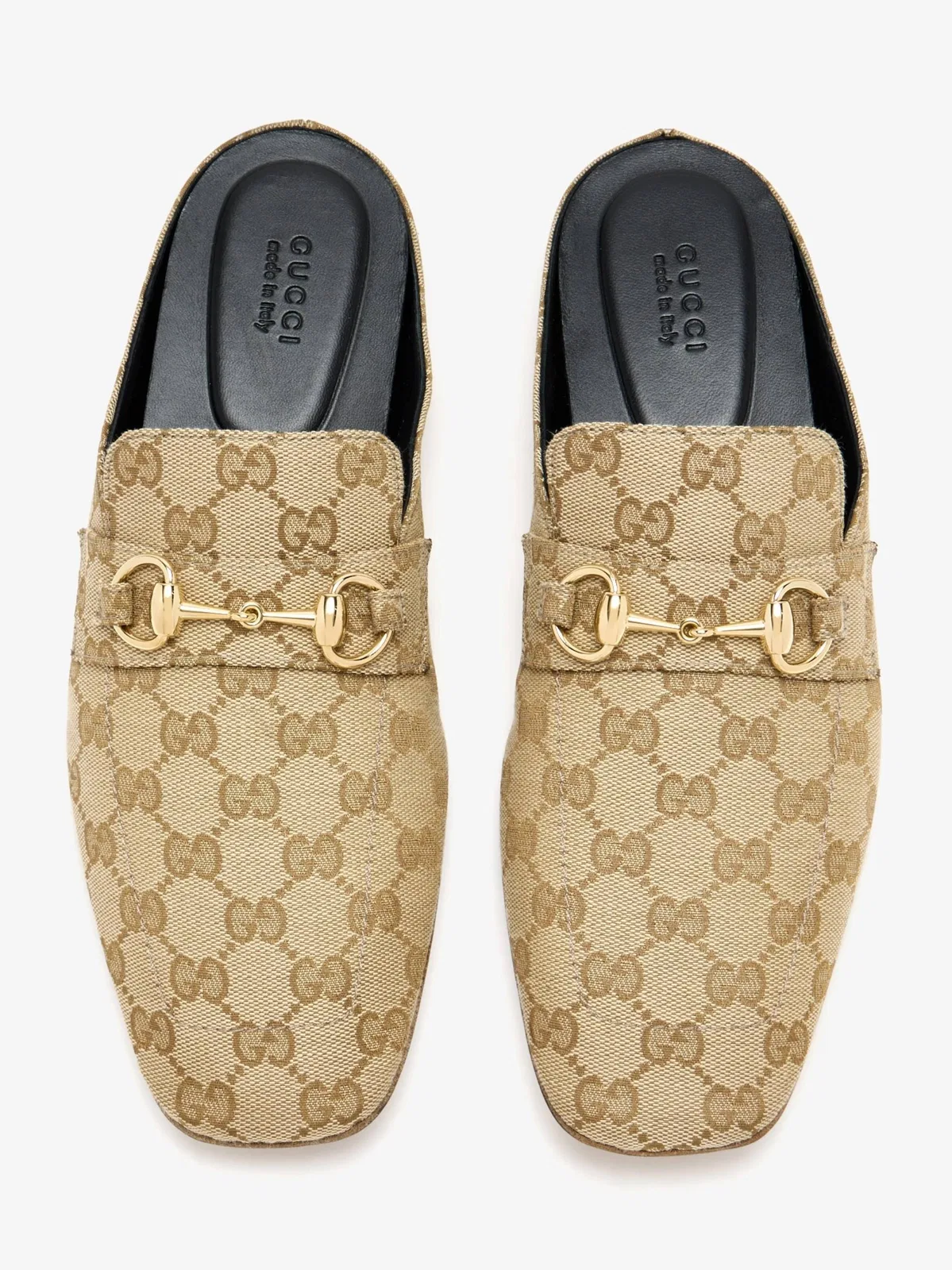 Gucci Nude Neutrals Leather Ragazzo Mules