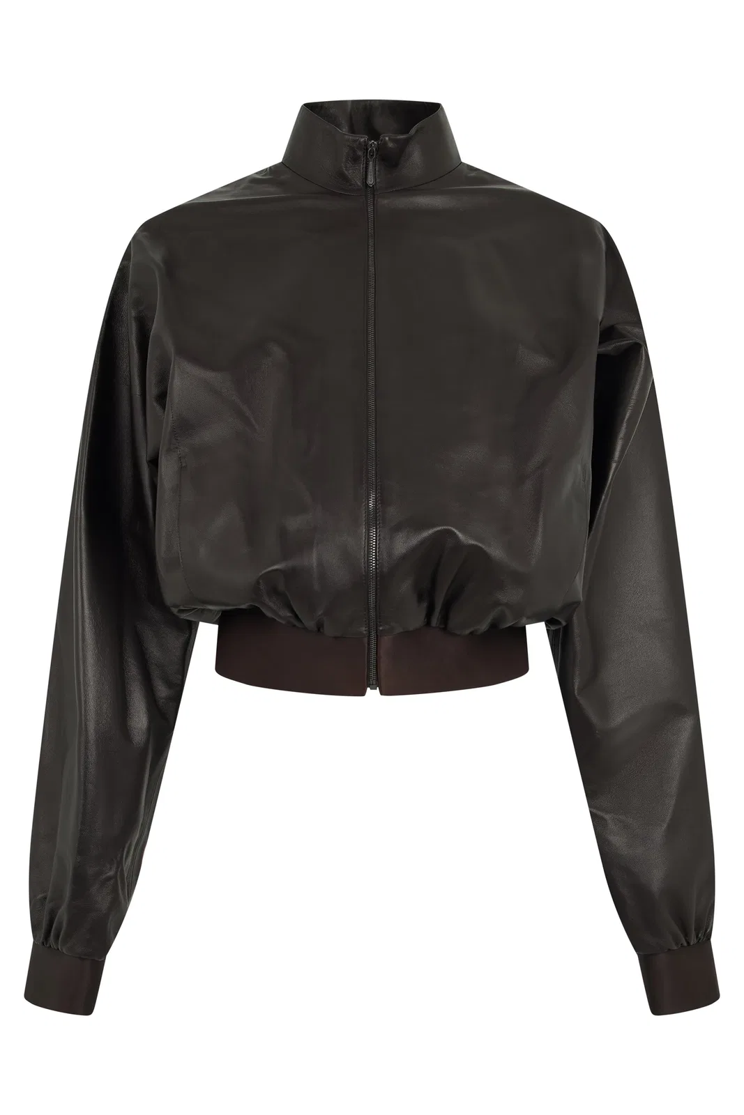 Gucci Zip-Up Leather Jacket