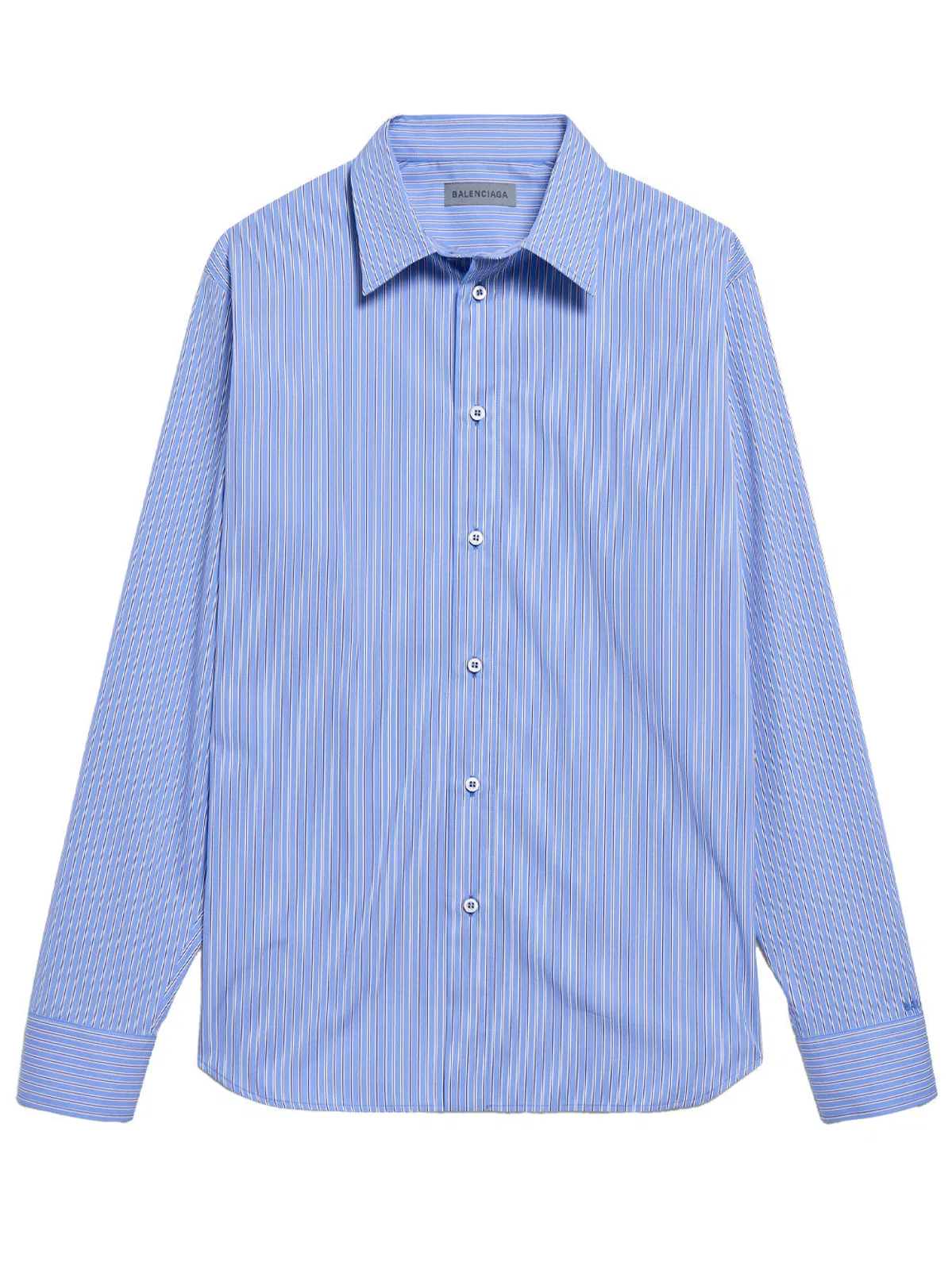 Balenciaga Striped Poplin Shirt