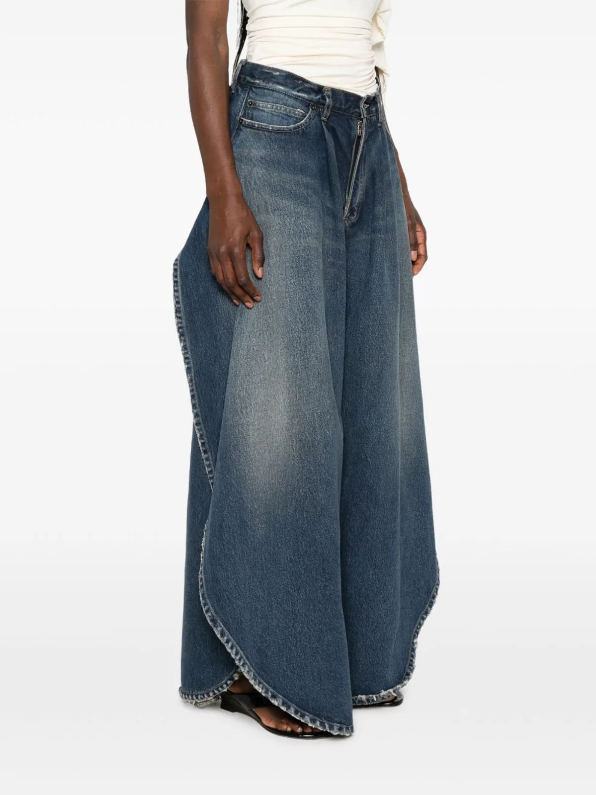 Balenciaga Tulipe Denim Jeans