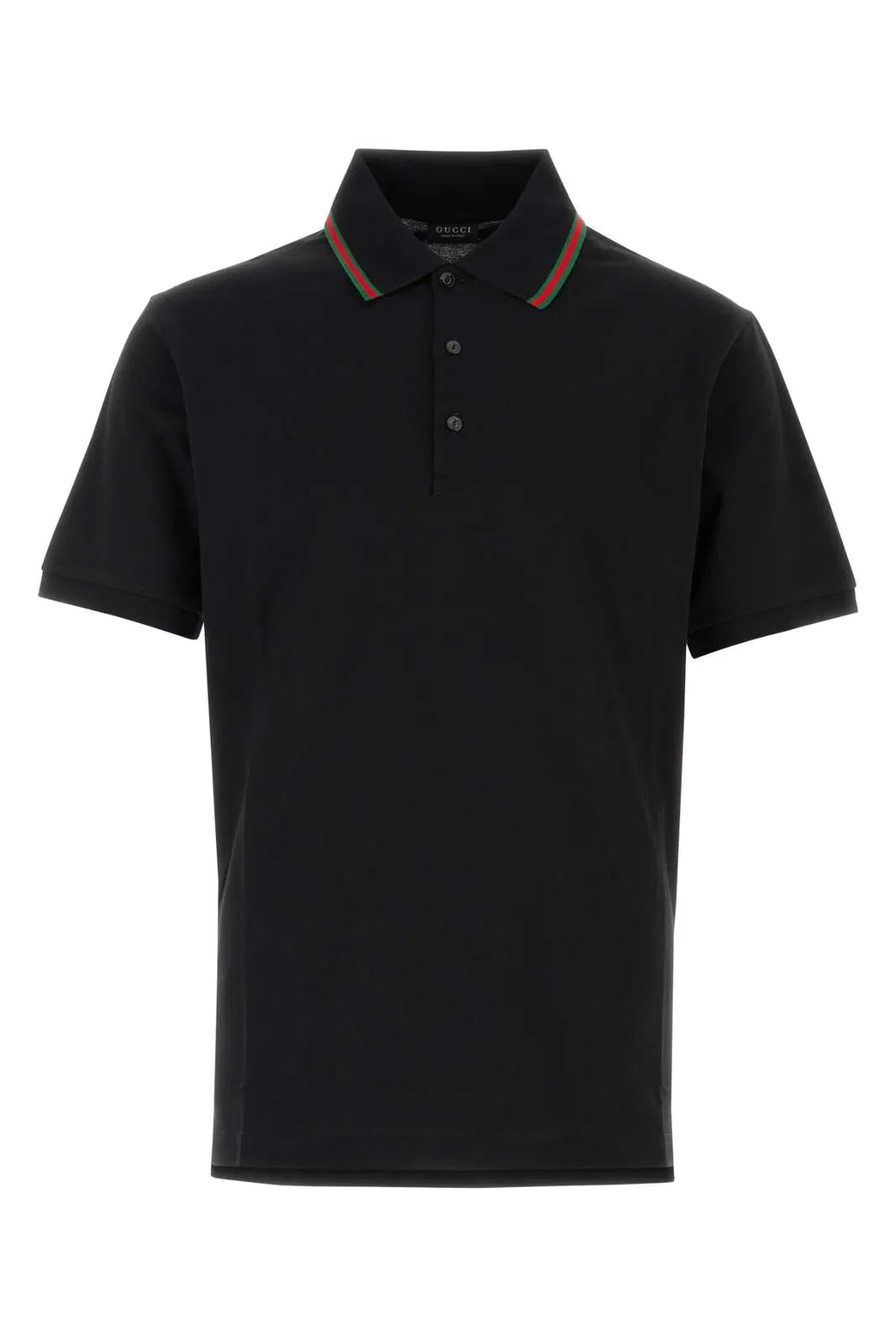 Gucci Black Piquet Polo Shirt