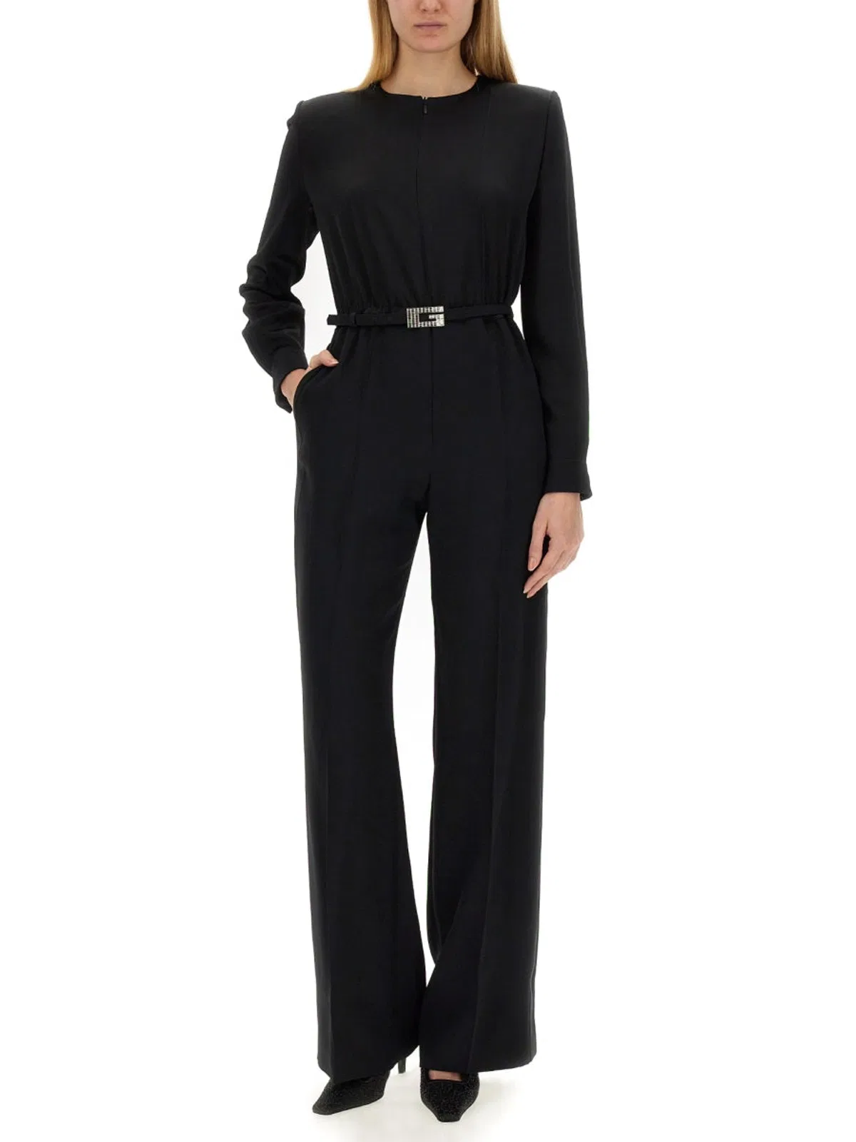 Gucci Viscose Jumpsuit With Belt
