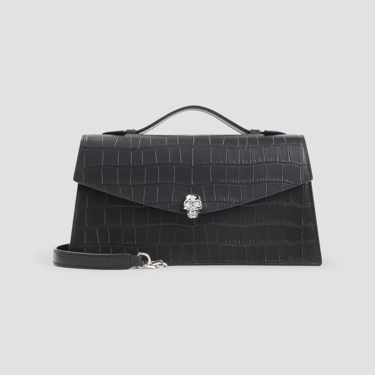 Alexander Mcqueen Skull Top Handle Clutch