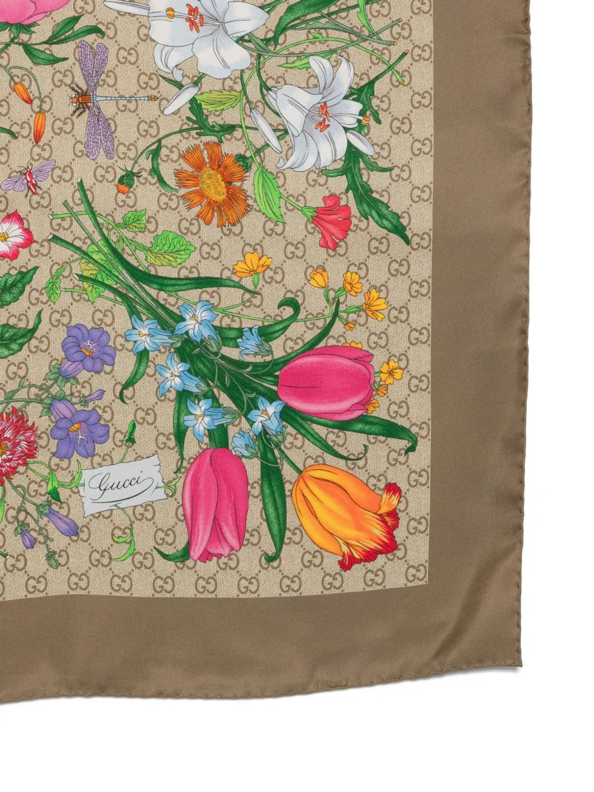 Gucci Floral Scarf