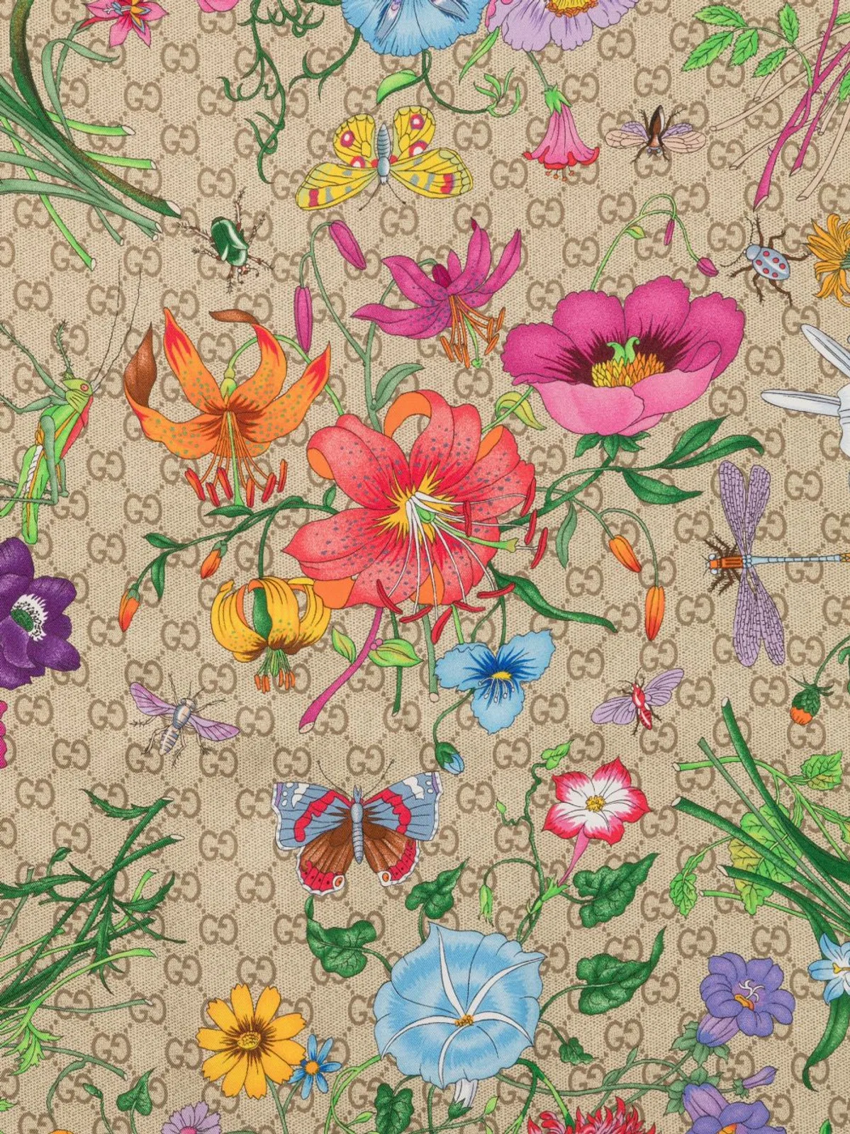 Gucci Floral Scarf