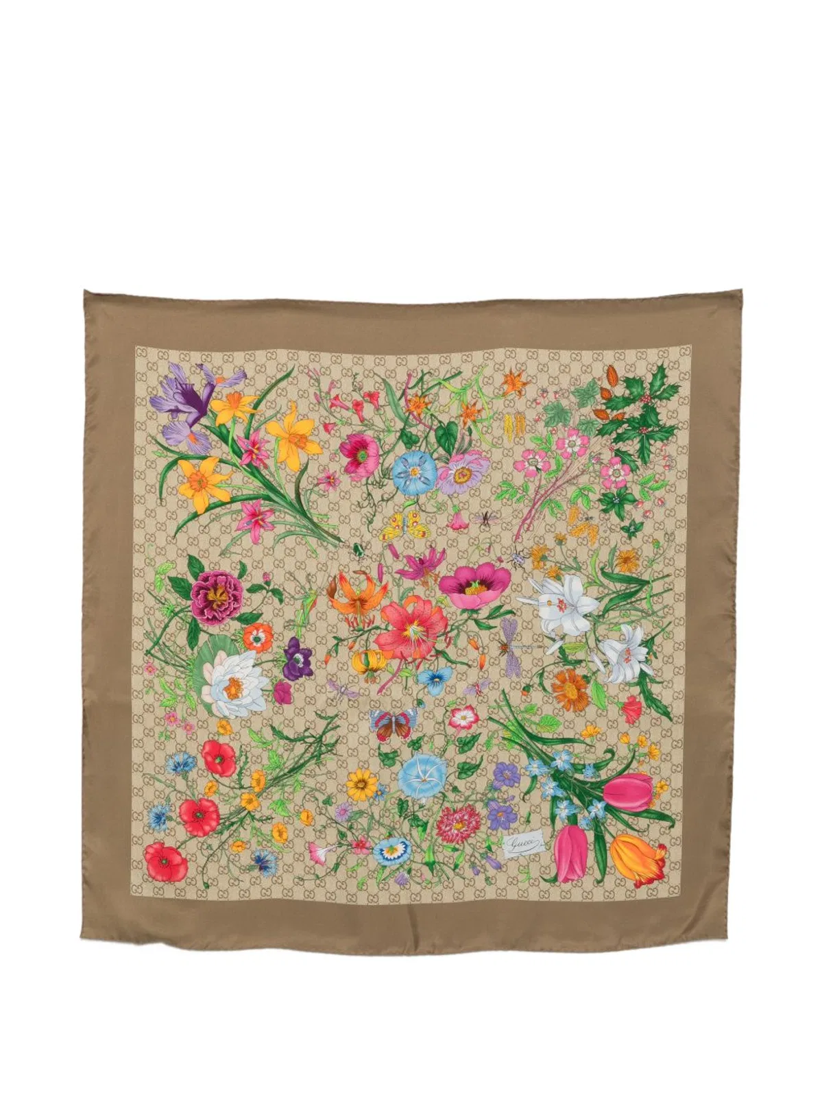 Gucci Floral Scarf