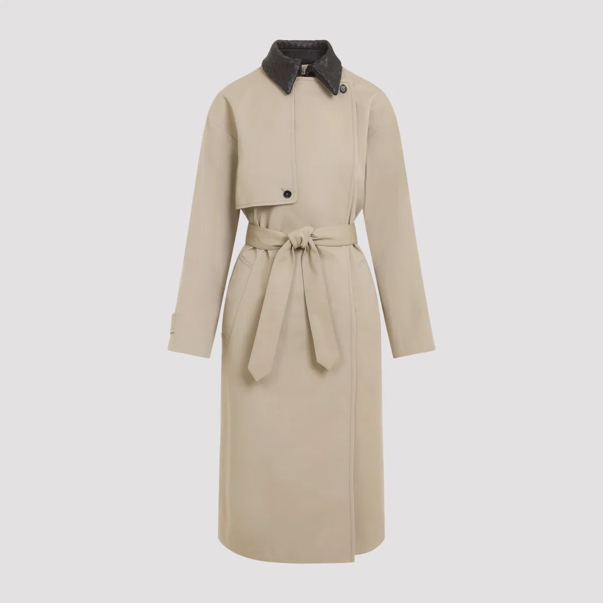 Bottega Veneta Beige Cotton Trench Coat