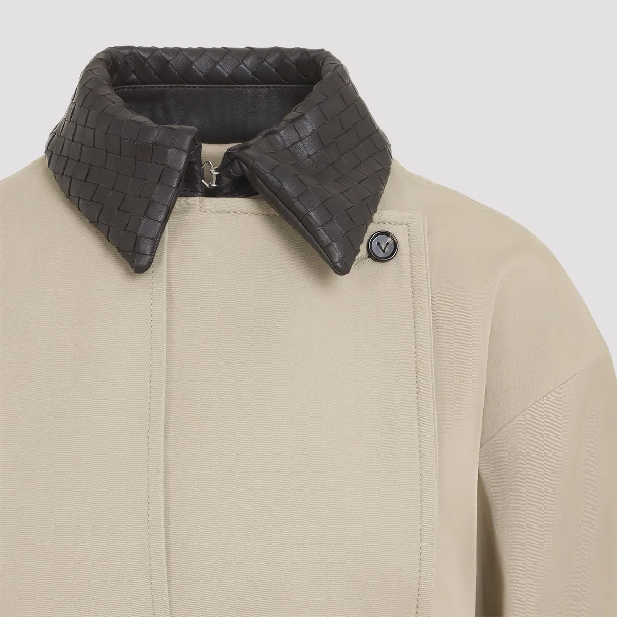 Bottega Veneta Beige Cotton Trench Coat
