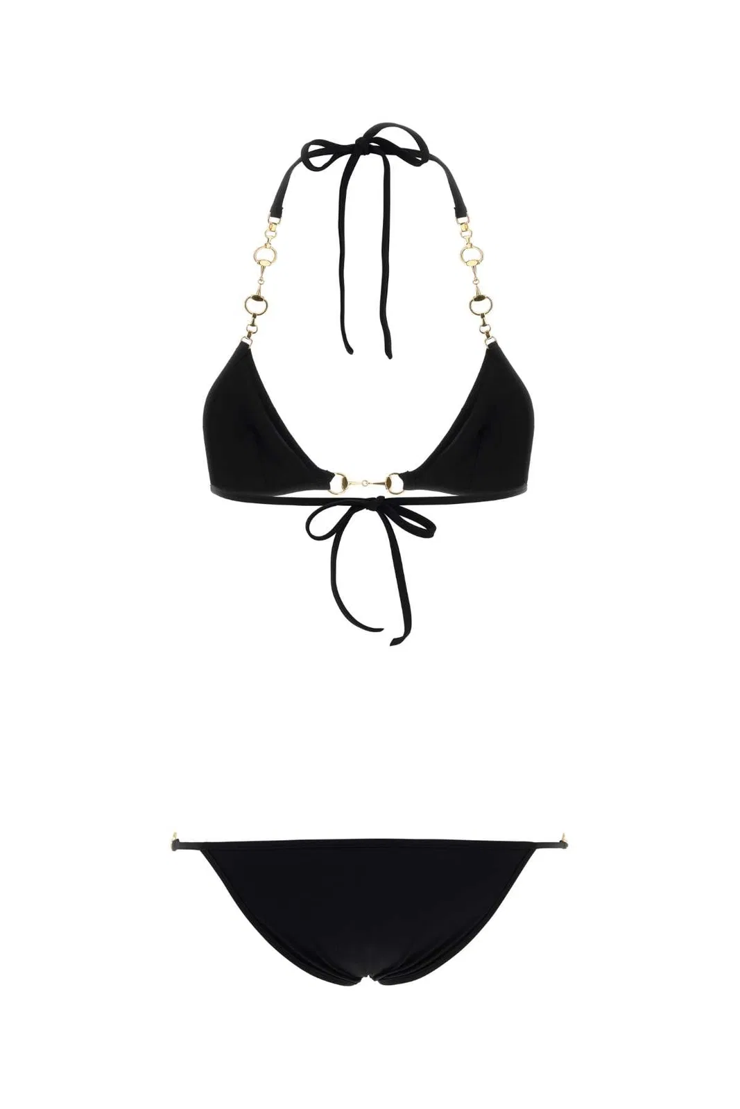 Gucci Horsebit Chain-Strap Bikini